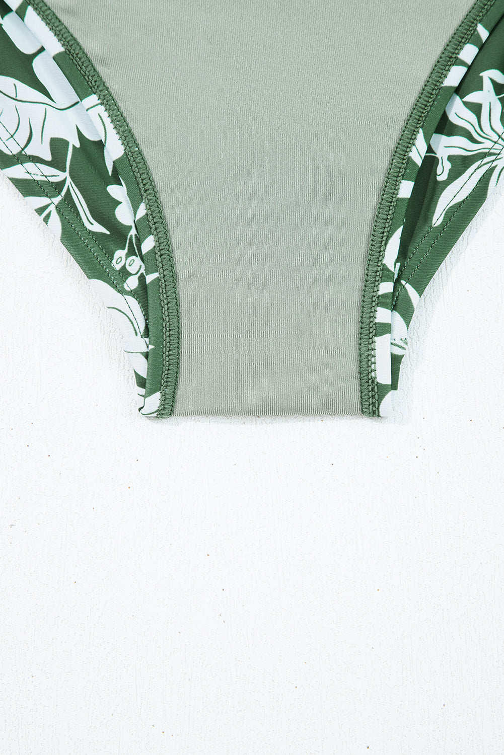 Four Leaf Clover V Neck Tankini & Contrast Print Swim Shorts Set | UK 8–26