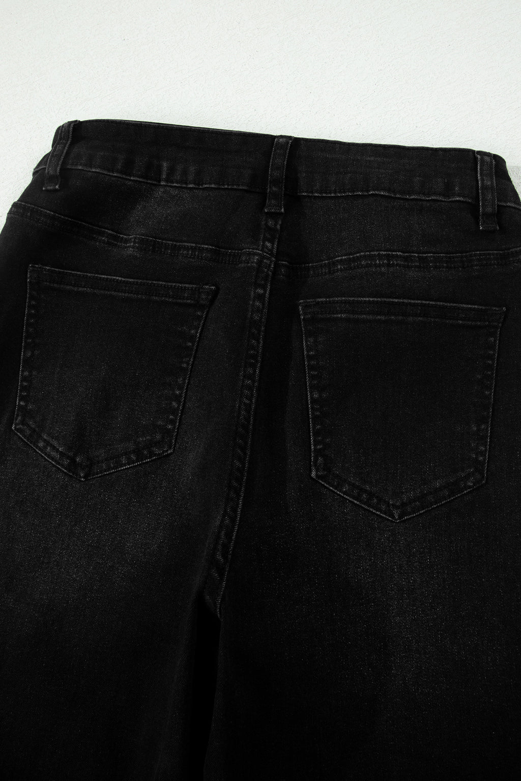 Shop Frayed Cropped Straight Leg Jeans UK 8-20 at LivelyLooks