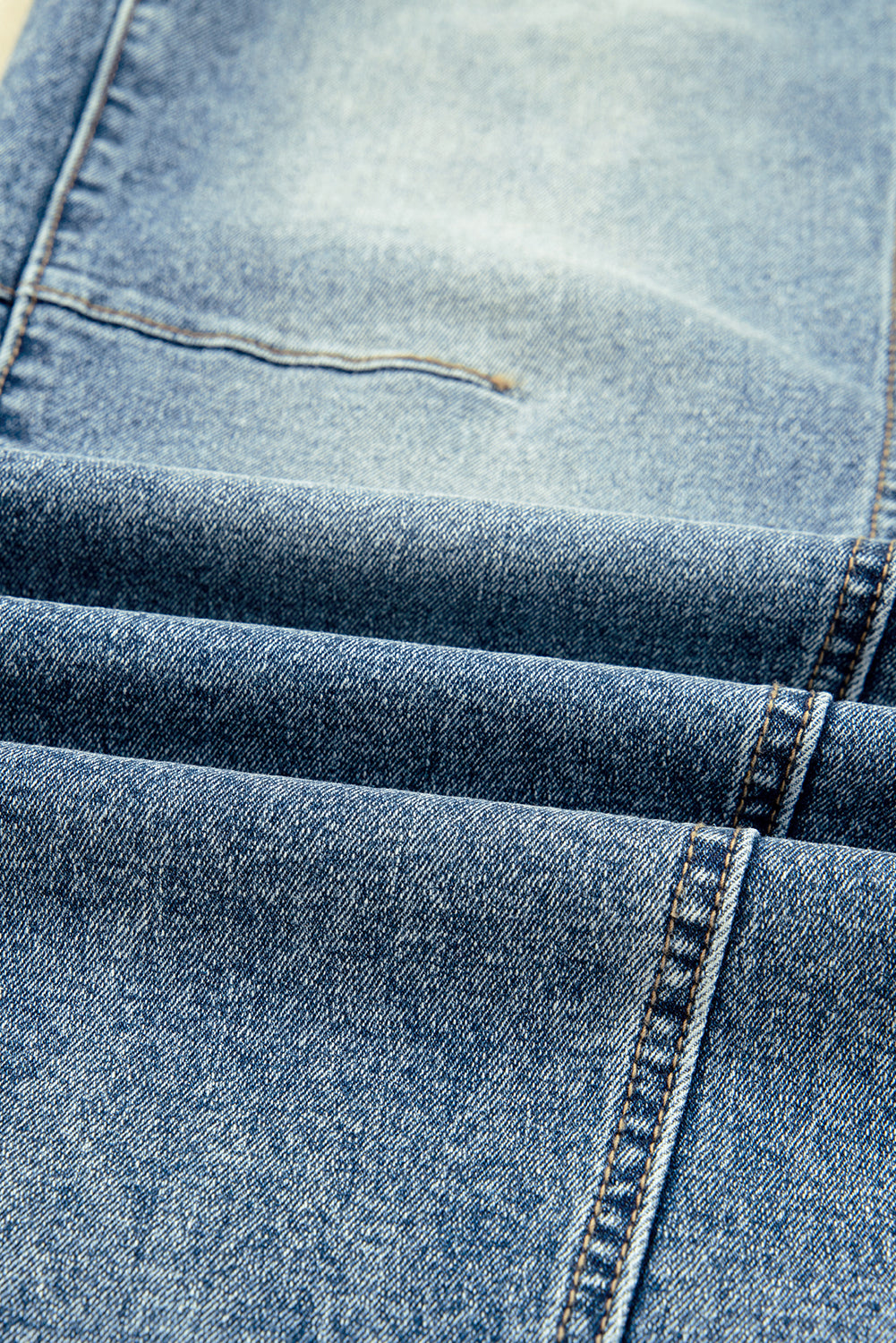 Women's Women's Vintage Washed Shift Jeans Seam Detail Wide Leg Sizes 4-16 at LivelyLooks