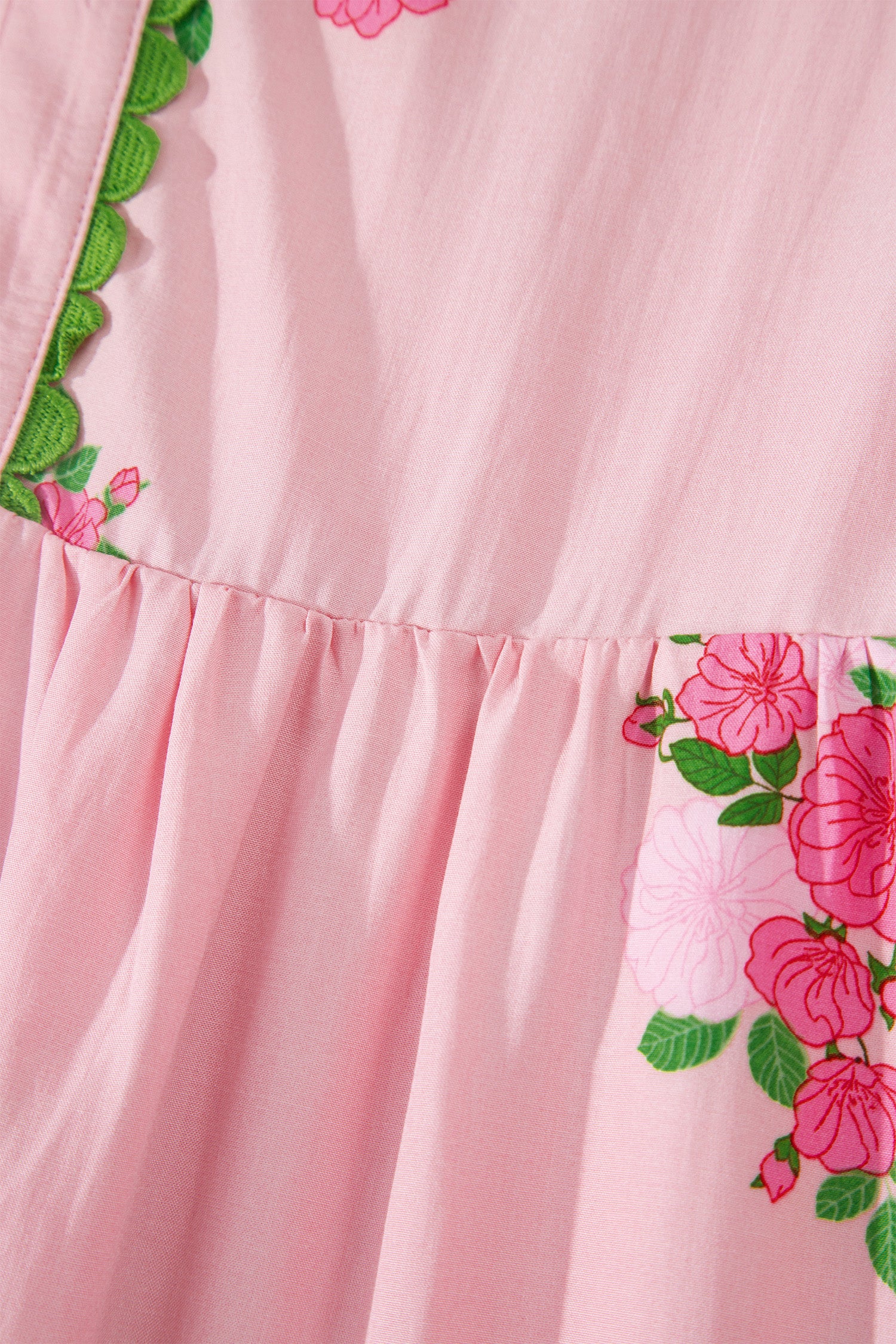 LivelyLooks Women's Floral Maxi Dress Flutter Sleeve Notched Neck Summer Holiday Pink Blue women's fashion