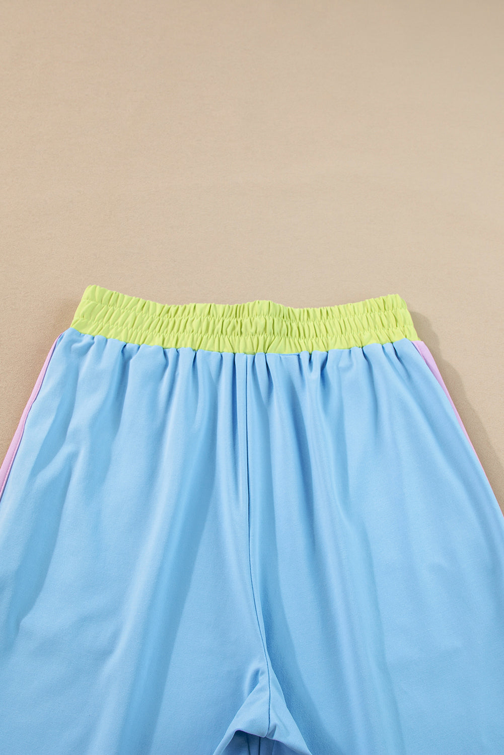 Colour Block Cap Sleeve Tee & Crop Wide Leg Trousers Set | 8 Colours
