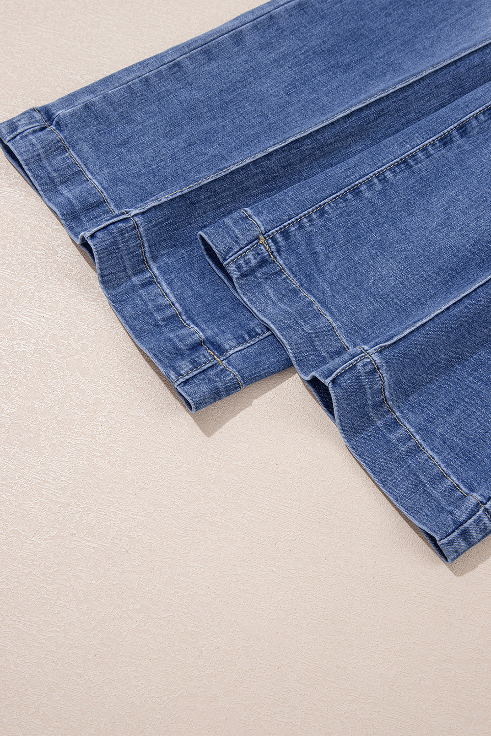 Women's Women's High Rise Straight Leg Jeans Tailored Seam Detail Loose Fit Sizes 4-16 at LivelyLooks