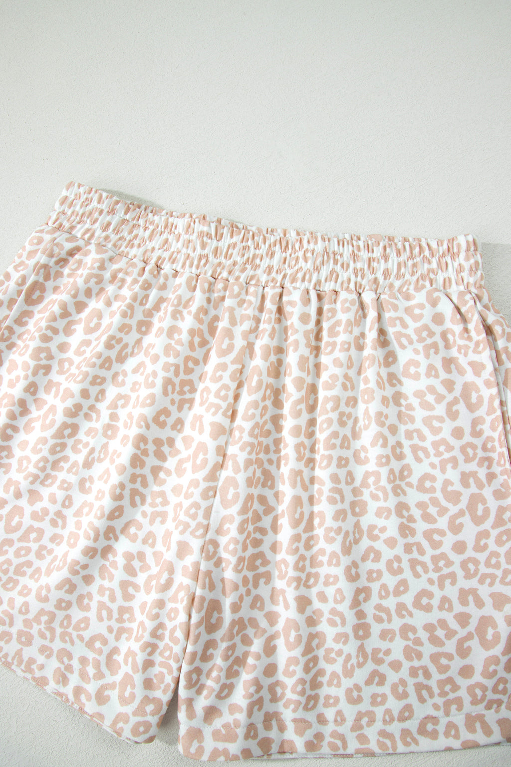 LivelyLooks Beige Leopard Print Zip Polo Top & Shorts Co-ord Set | S-XL women's fashion