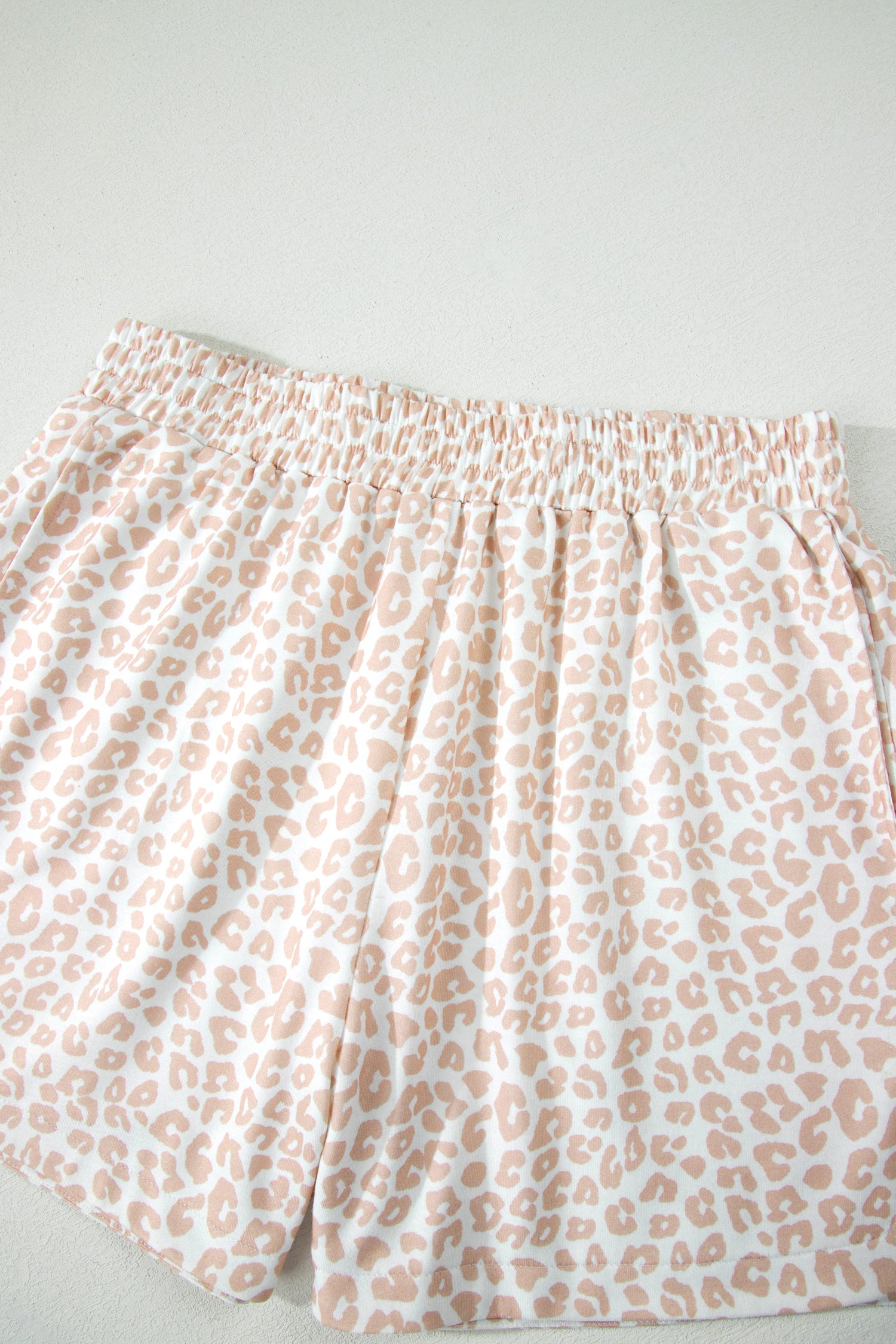 LivelyLooks Beige Leopard Print Zip Polo Top & Shorts Co-ord Set | S-XL women's fashion
