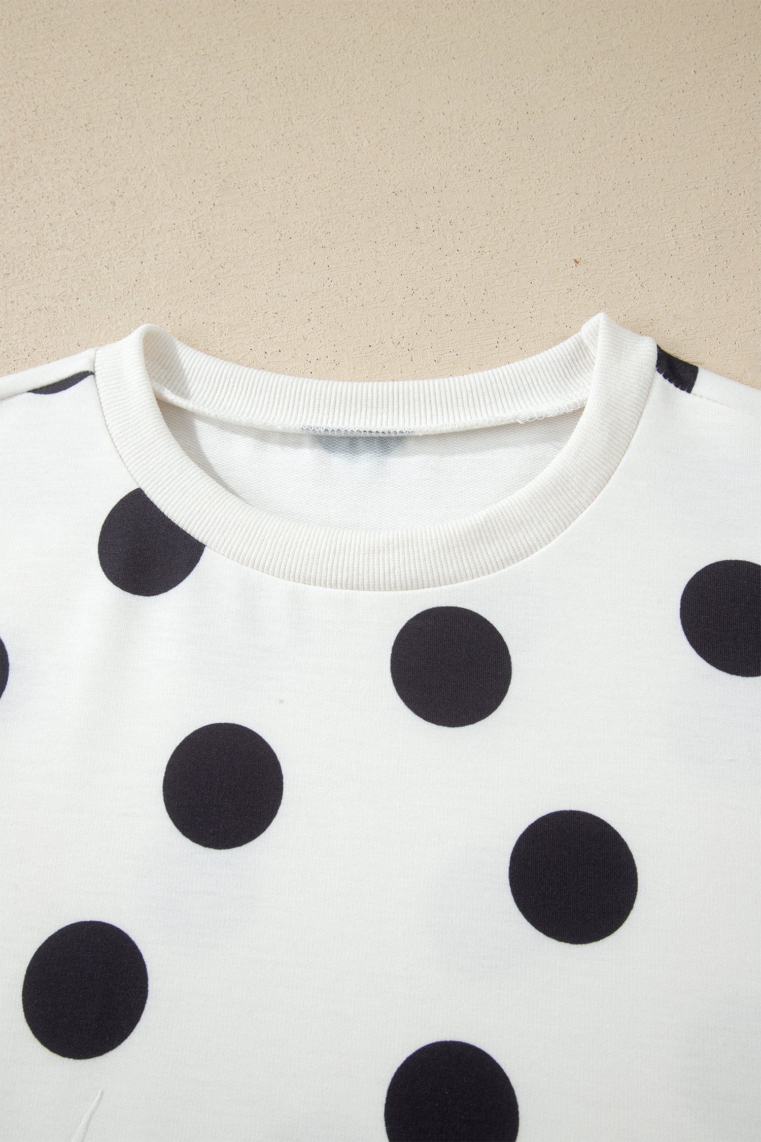Polka Dot Short Sleeve Top & Casual Skort 2pcs Outfit | White, Pink & Sky Blue