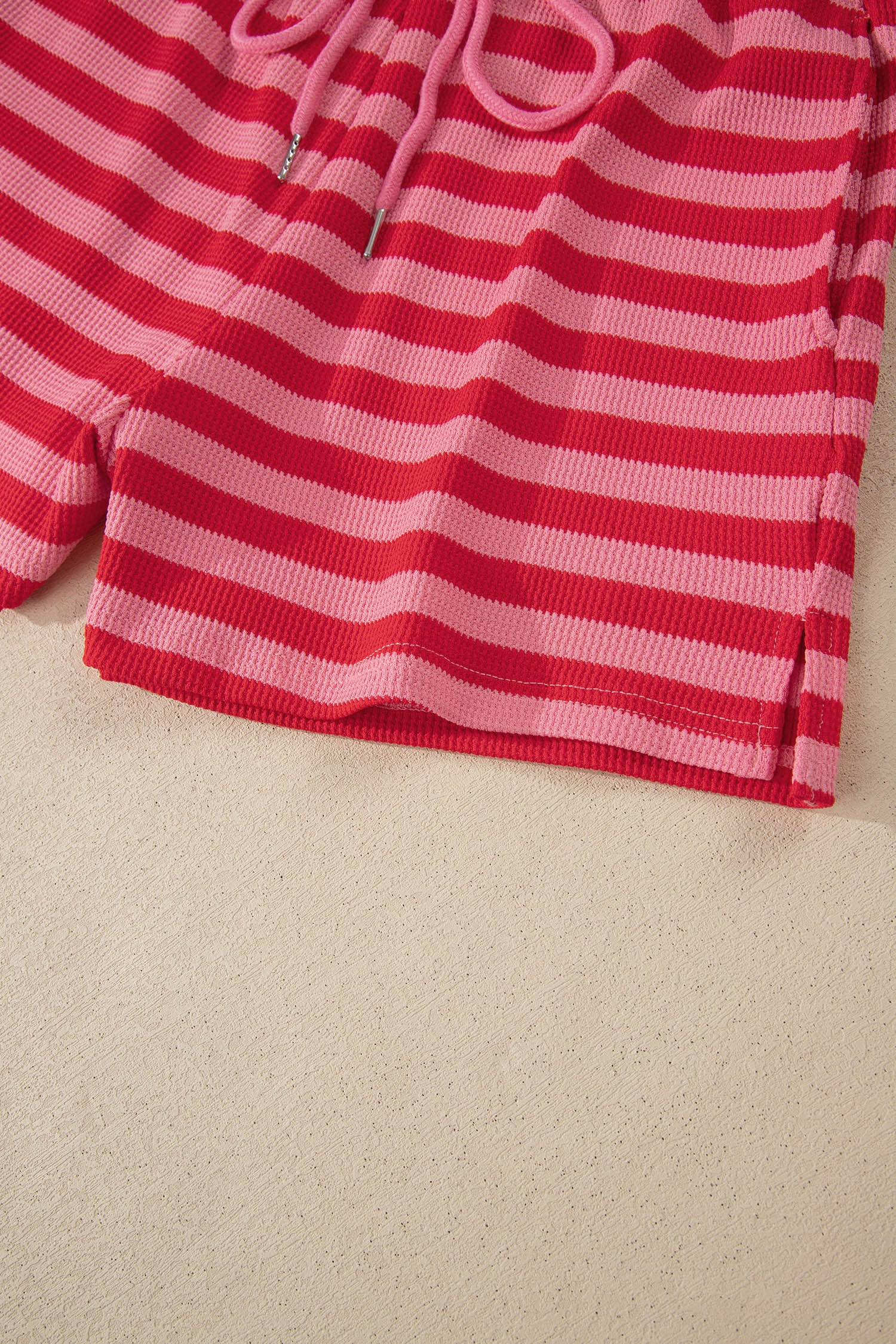 LivelyLooks Women's Stripe Puff Sleeve Top & Shorts Matching Set S-2XL women's fashion