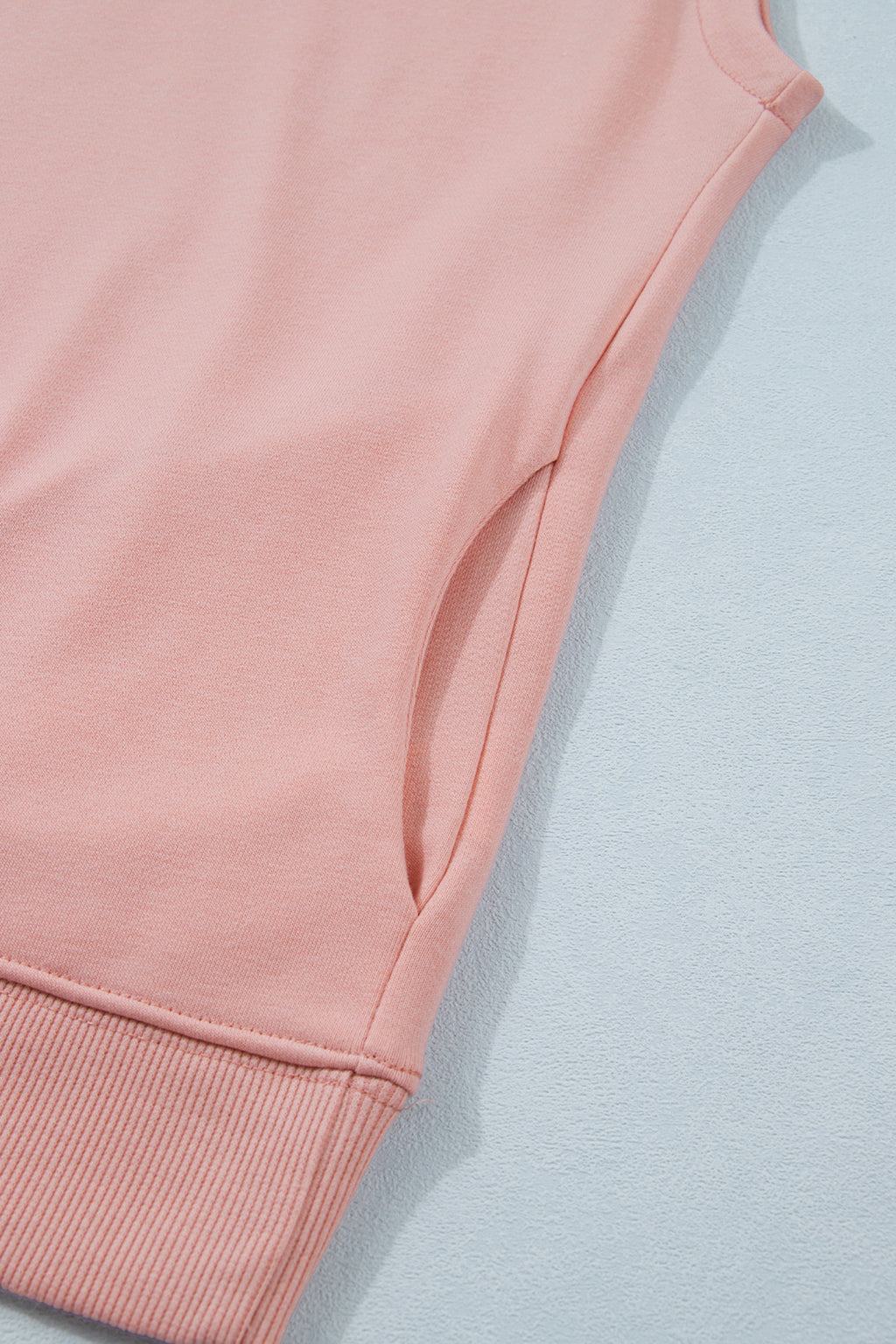 High Neck Cap Sleeve Loose Top White Pink Mint Green Grey Myosotis Orange Black S-XL