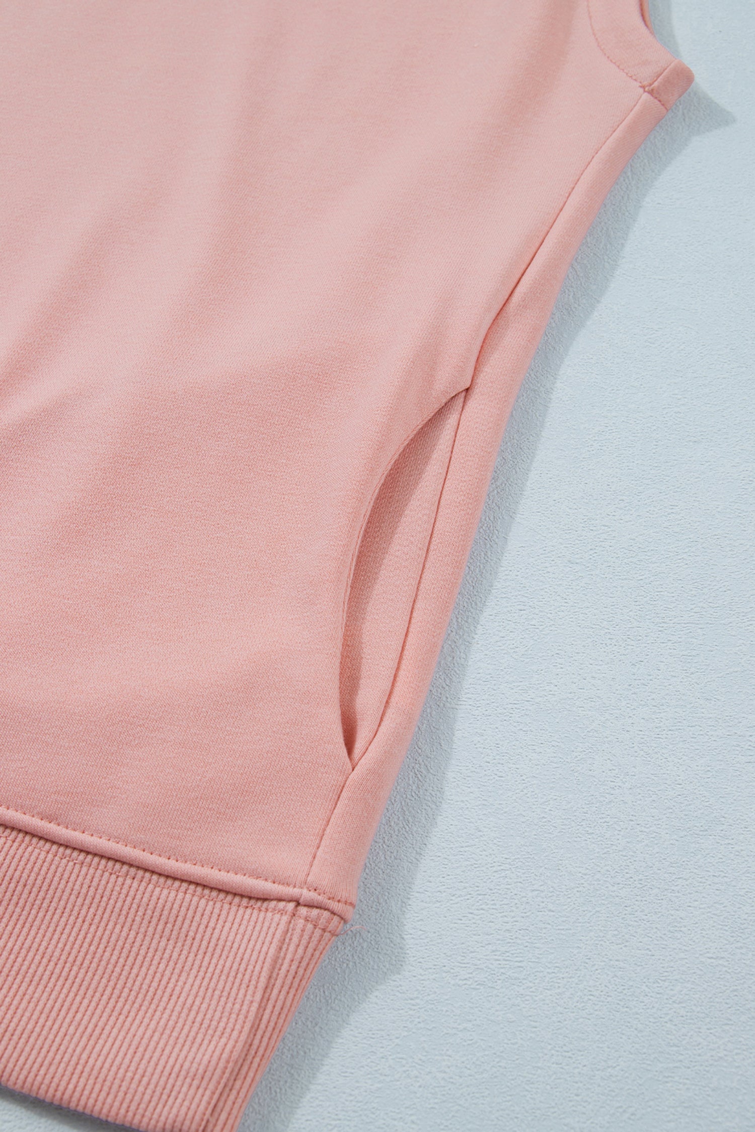 High Neck Cap Sleeve Loose Top White Pink Mint Green Grey Myosotis Orange Black S-XL