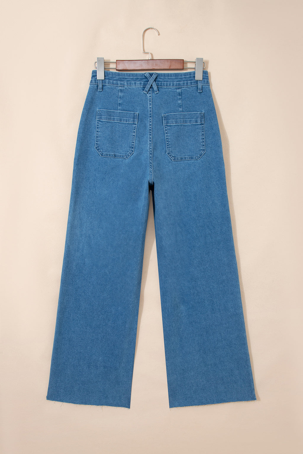 Women's Women's Retro Washed Loose Jeans Patch Pocket 2 Colours Sizes 4-16 at LivelyLooks