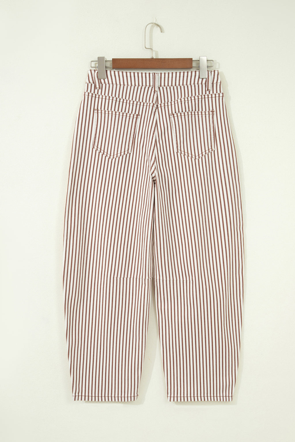 Stripe Casual Barrel Leg Jeans UK 4-16