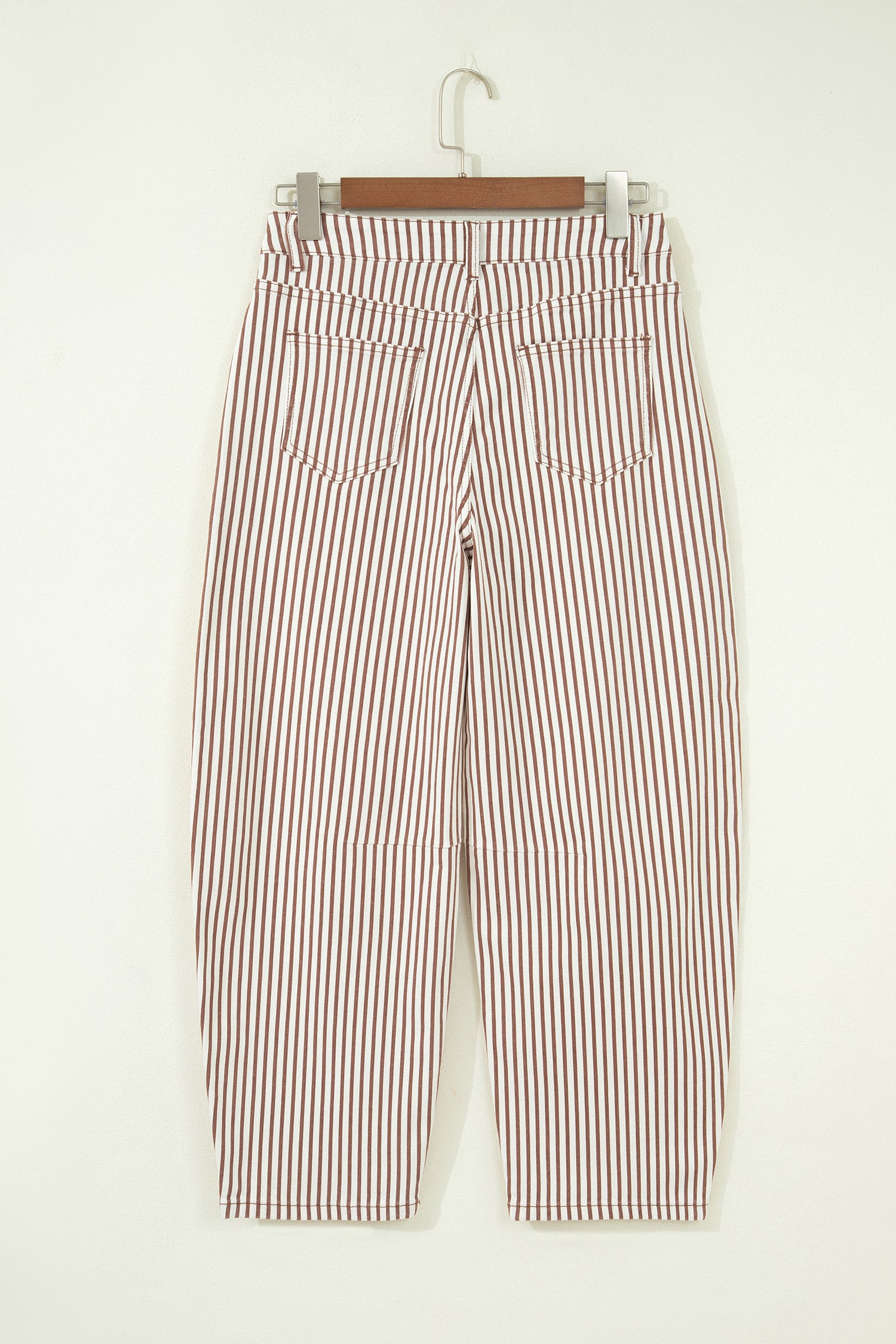 Stripe Casual Barrel Leg Jeans UK 4-16