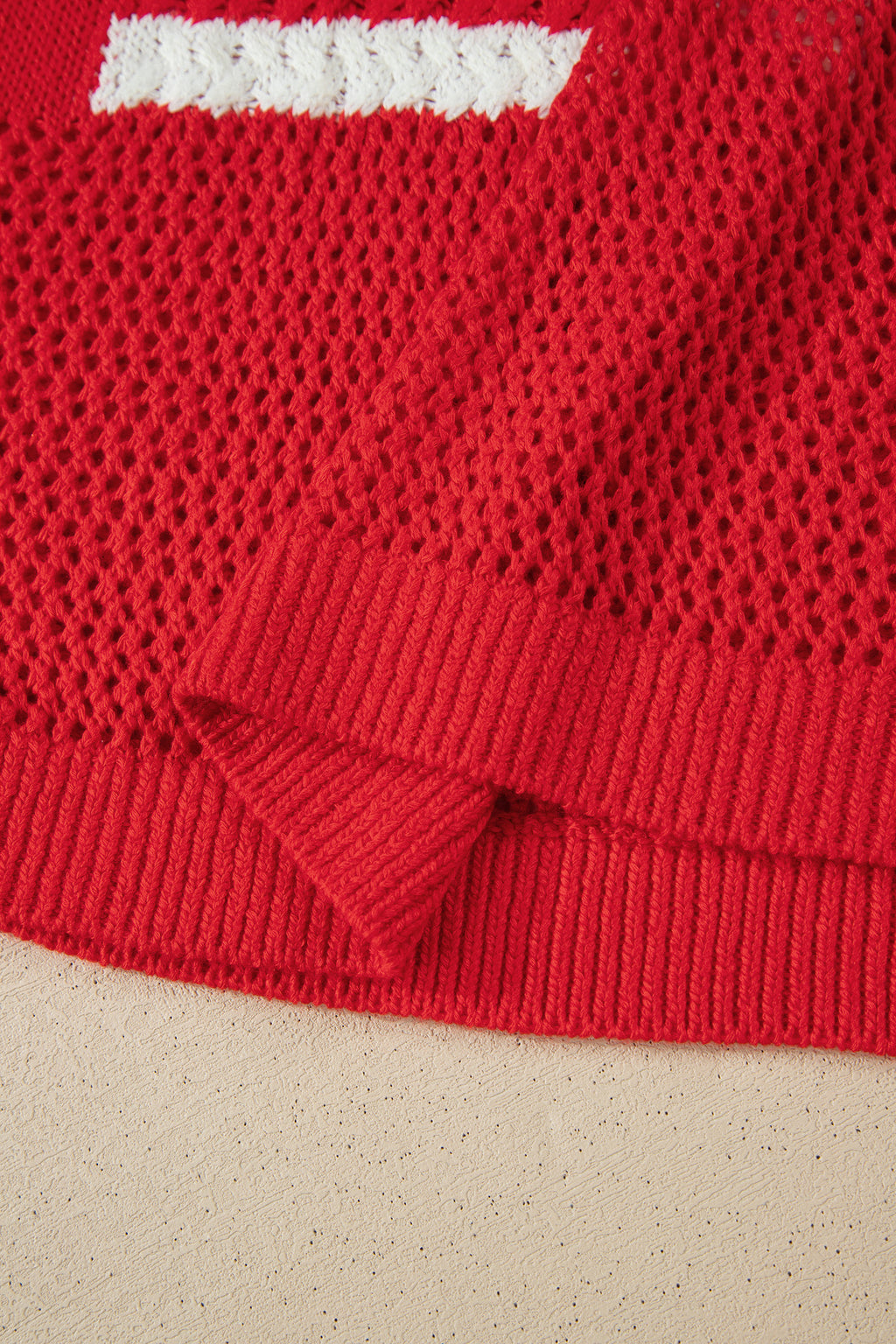 LivelyLooks Fiery Red Flag Graphic Short Sleeve Sweater Top women's fashion