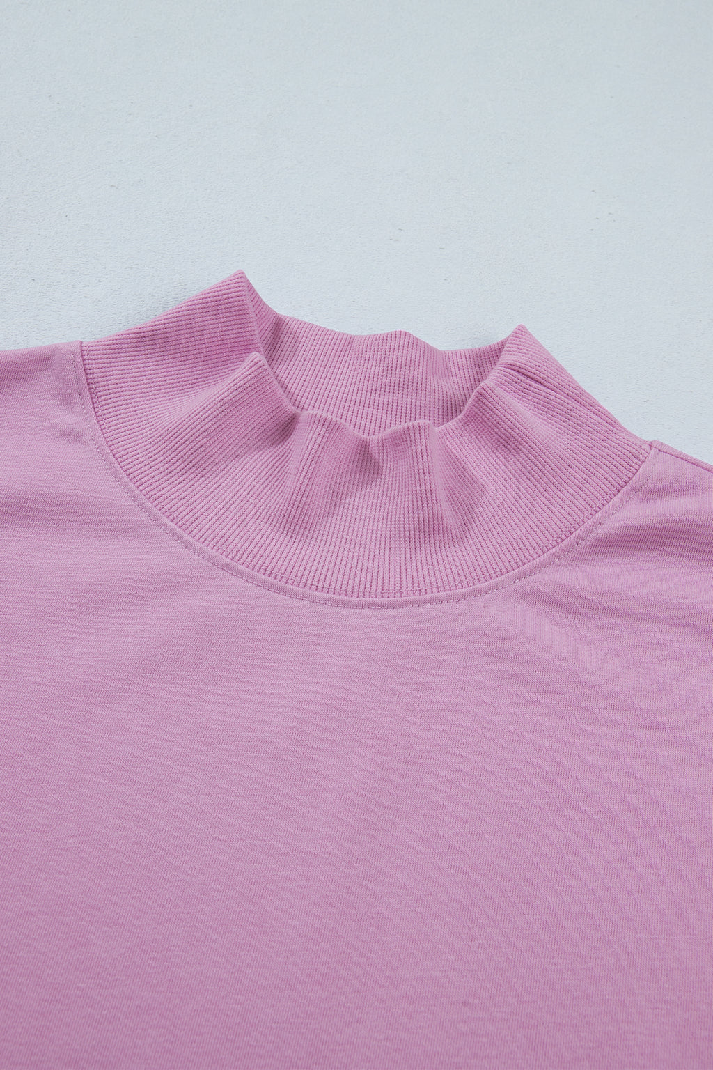 High Neck Cap Sleeve Loose Top White Pink Mint Green Grey Myosotis Orange Black S-XL