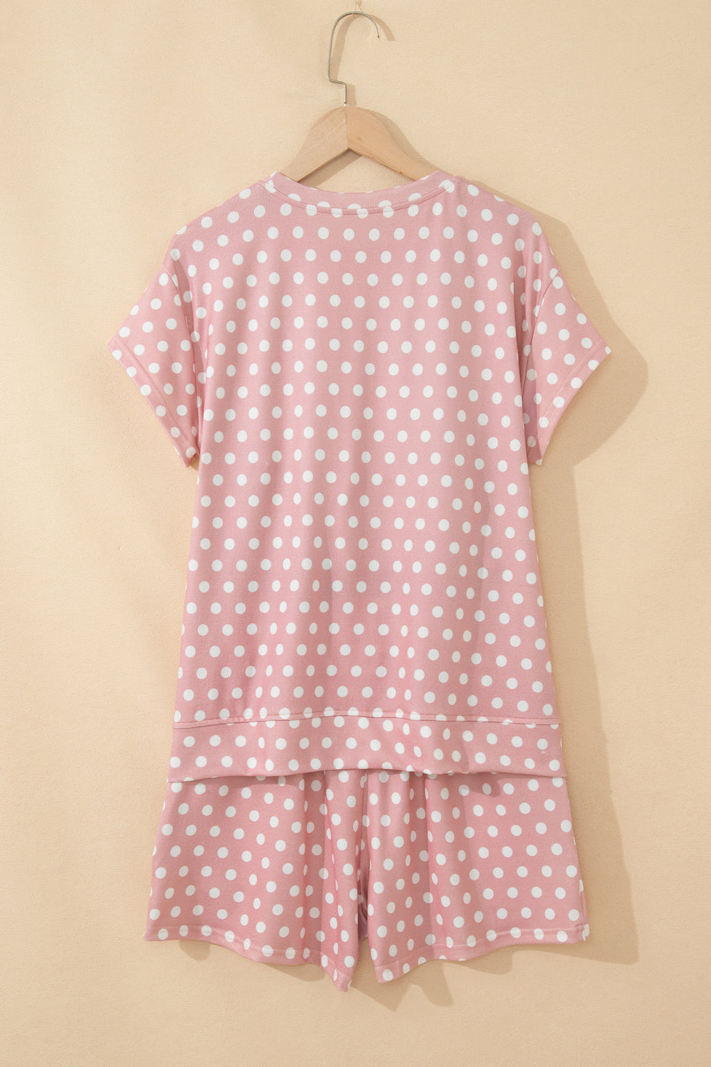 LivelyLooks Polka Dot Print Short Sleeve Top & Shorts Co-ord Set S-2XL women's fashion