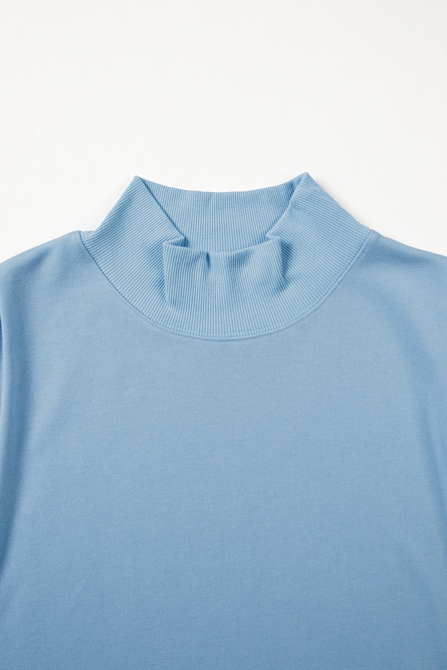 High Neck Cap Sleeve Loose Top White Pink Mint Green Grey Myosotis Orange Black S-XL