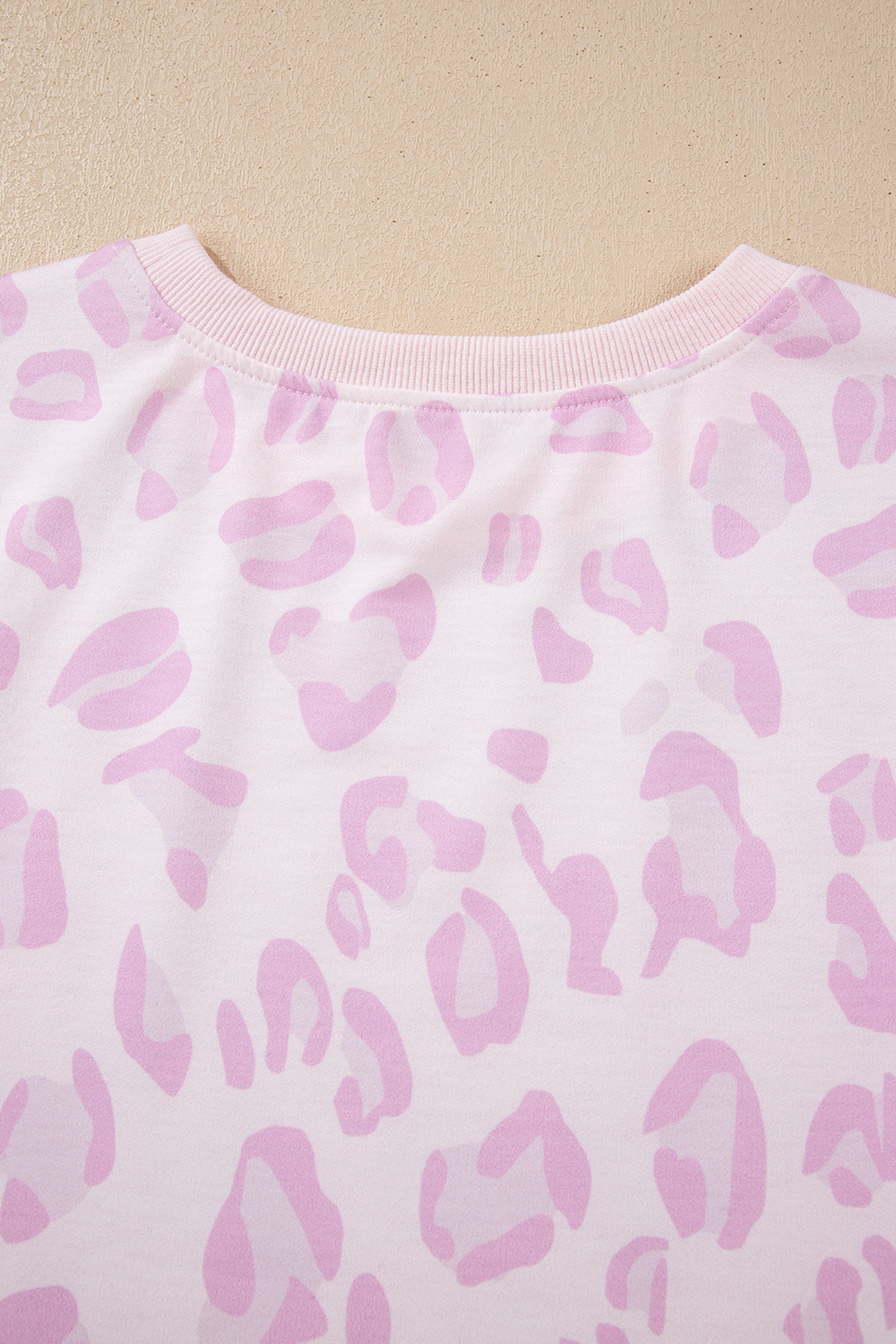 Pink Leopard Print Top & Wide Leg Pants Co-ord Set | UK 8–22