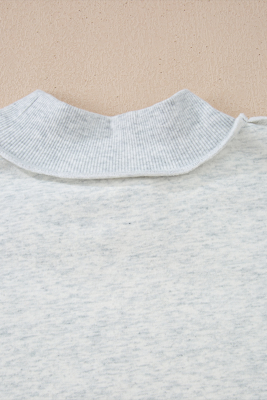 Carrot Oversized Reversible Sweatshirt Drop Shoulder Mock Neck Women S-XL