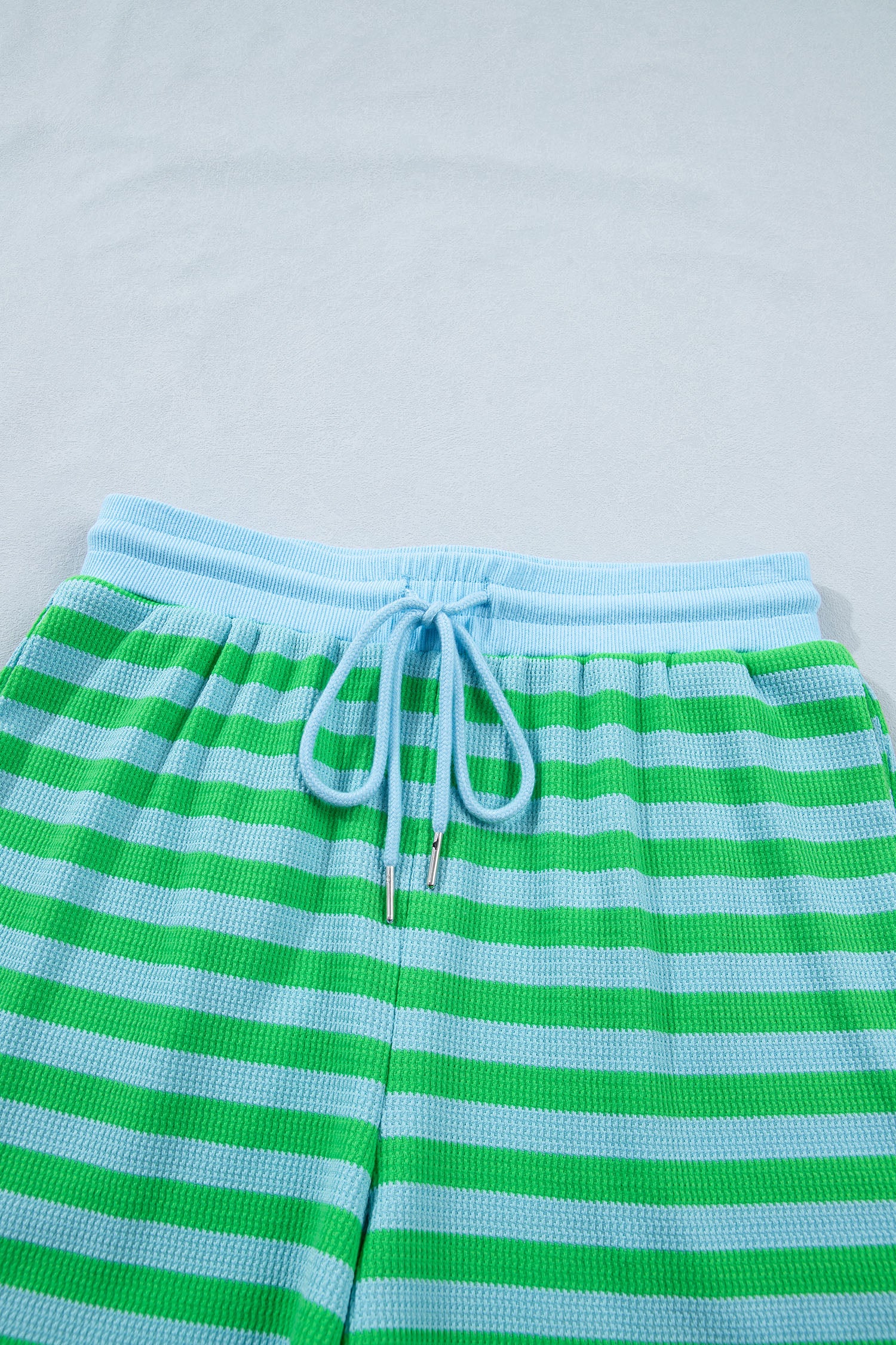 LivelyLooks Women's Stripe Puff Sleeve Top & Shorts Matching Set S-2XL women's fashion