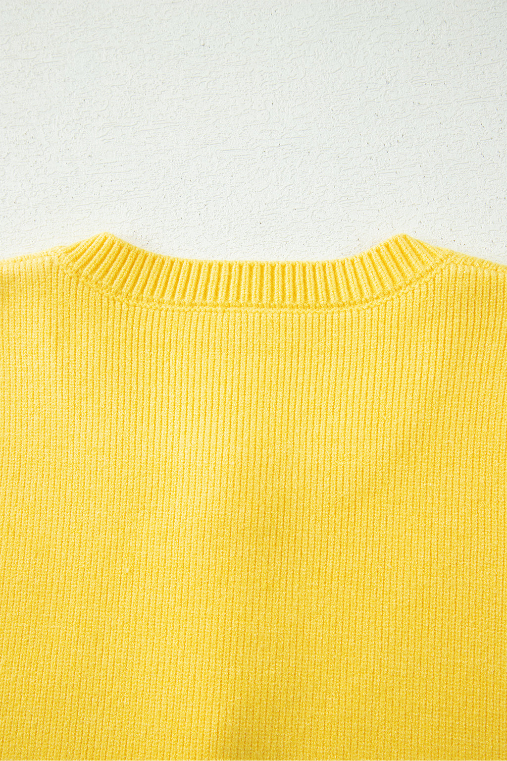 Shop White Yellow Sleeveless Knit Button Sweater Vest Pockets S-XL at LivelyLooks