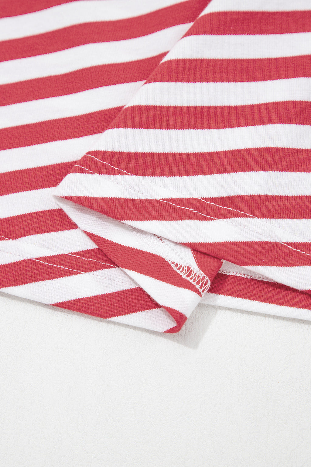 Women's Sky Blue Nautical Stripe Tie Waist Mini Dress at LivelyLooks