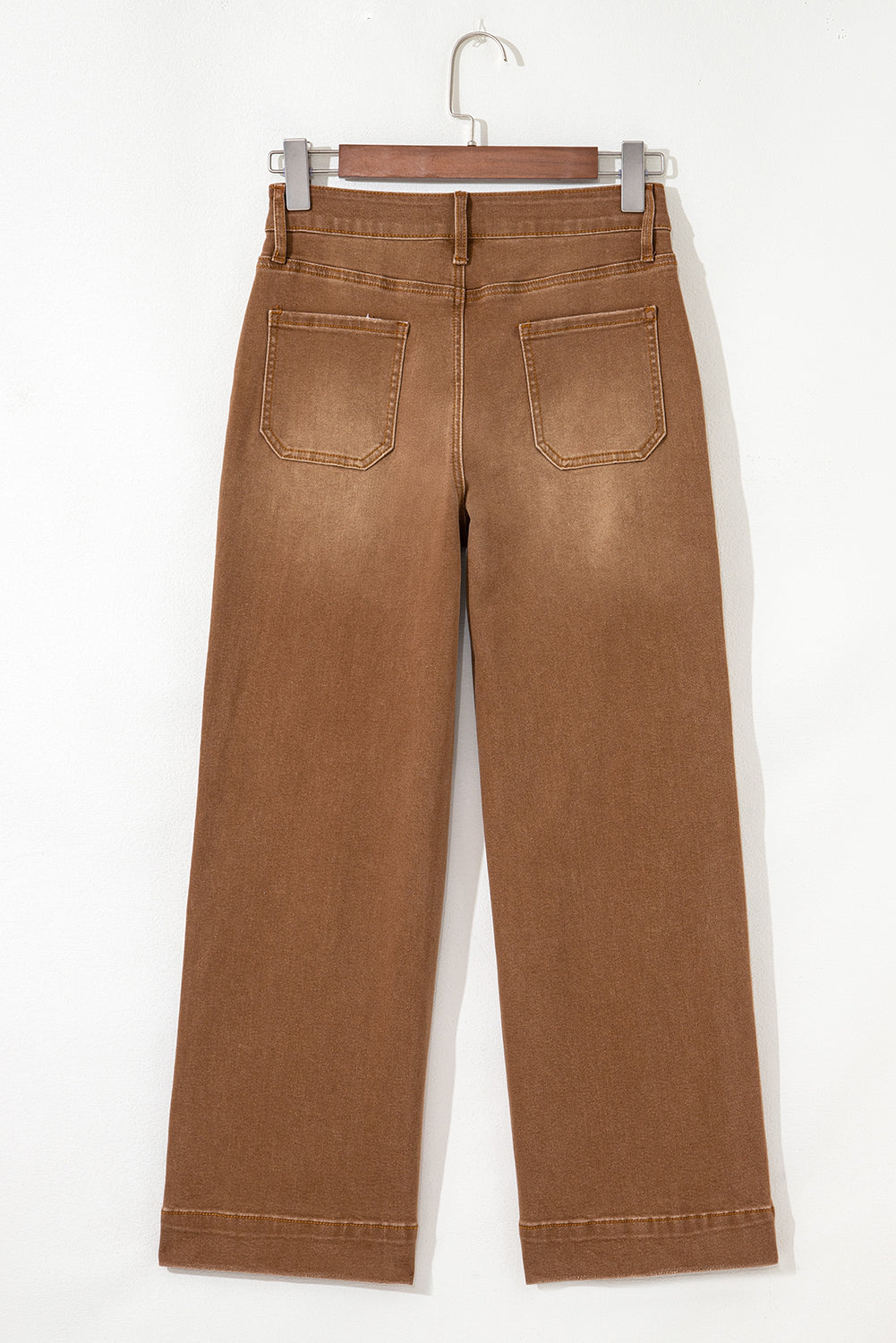 Women's Women's Cropped High Rise Wide Leg Jeans 3 Colours Sizes 4-16 at LivelyLooks