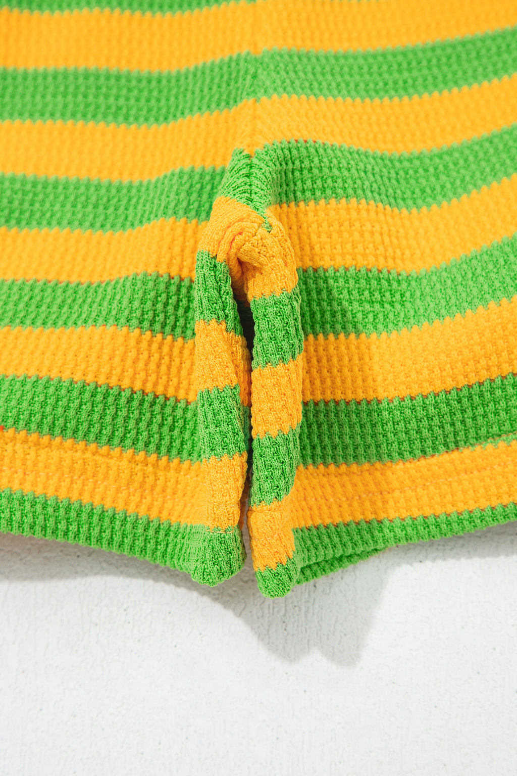 Women's Stripe Puff Sleeve Top & Shorts Matching Set S-2XL