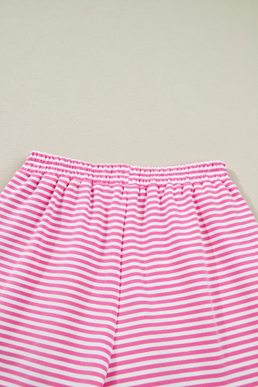 LivelyLooks Striped Oversized Mock Neck Sweatshirt & Shorts Co-ord Set | Blue, Pink, Green | S-XL women's fashion