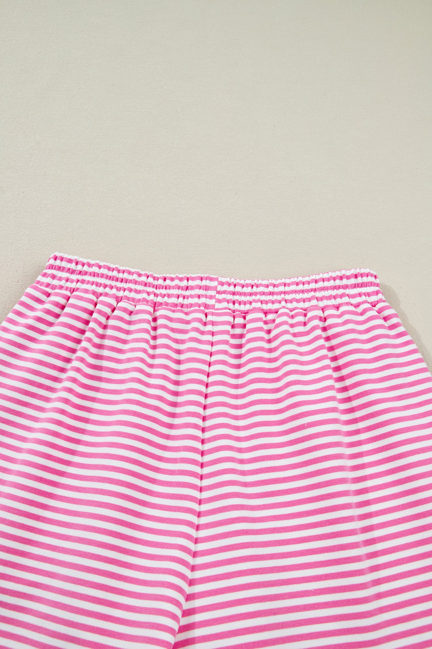 LivelyLooks Striped Oversized Mock Neck Sweatshirt & Shorts Co-ord Set | Blue, Pink, Green | S-XL women's fashion