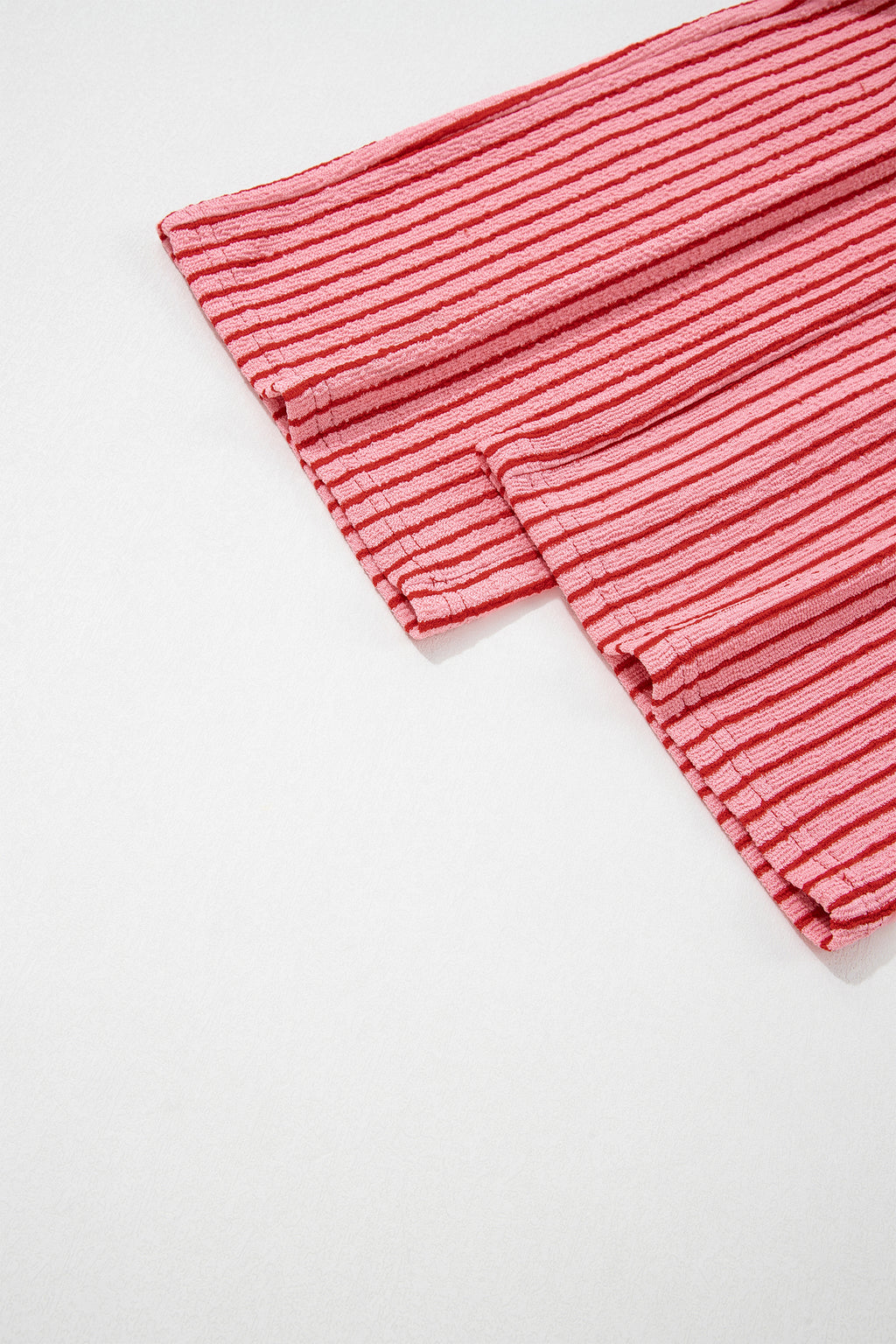 Stripe Crew Neck Tee & Drawstring Cropped Trousers Set | 4 Colours | Sizes 8-22