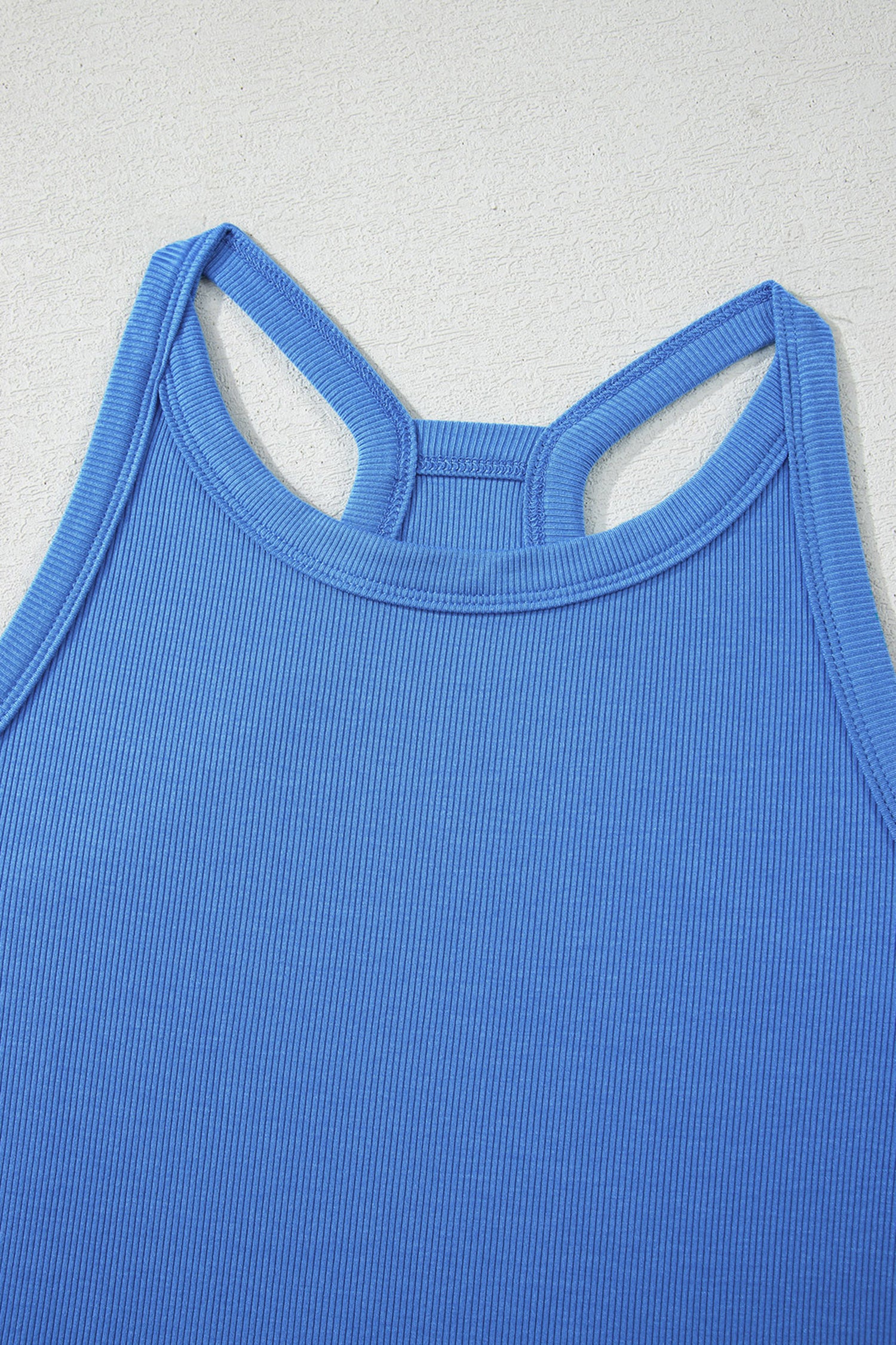 Ribbed Tank Top & Sweatpants Co-ord Set | Yellow Cream, Sky Blue, Pink, Green
