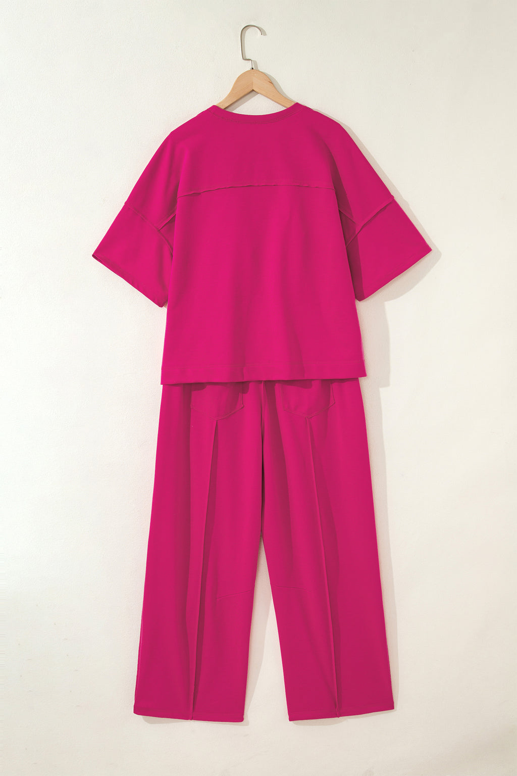 Drop Shoulder Boxy Tee & Barrel Pants Co-ord Set | Multiple Colours | UK 8–26