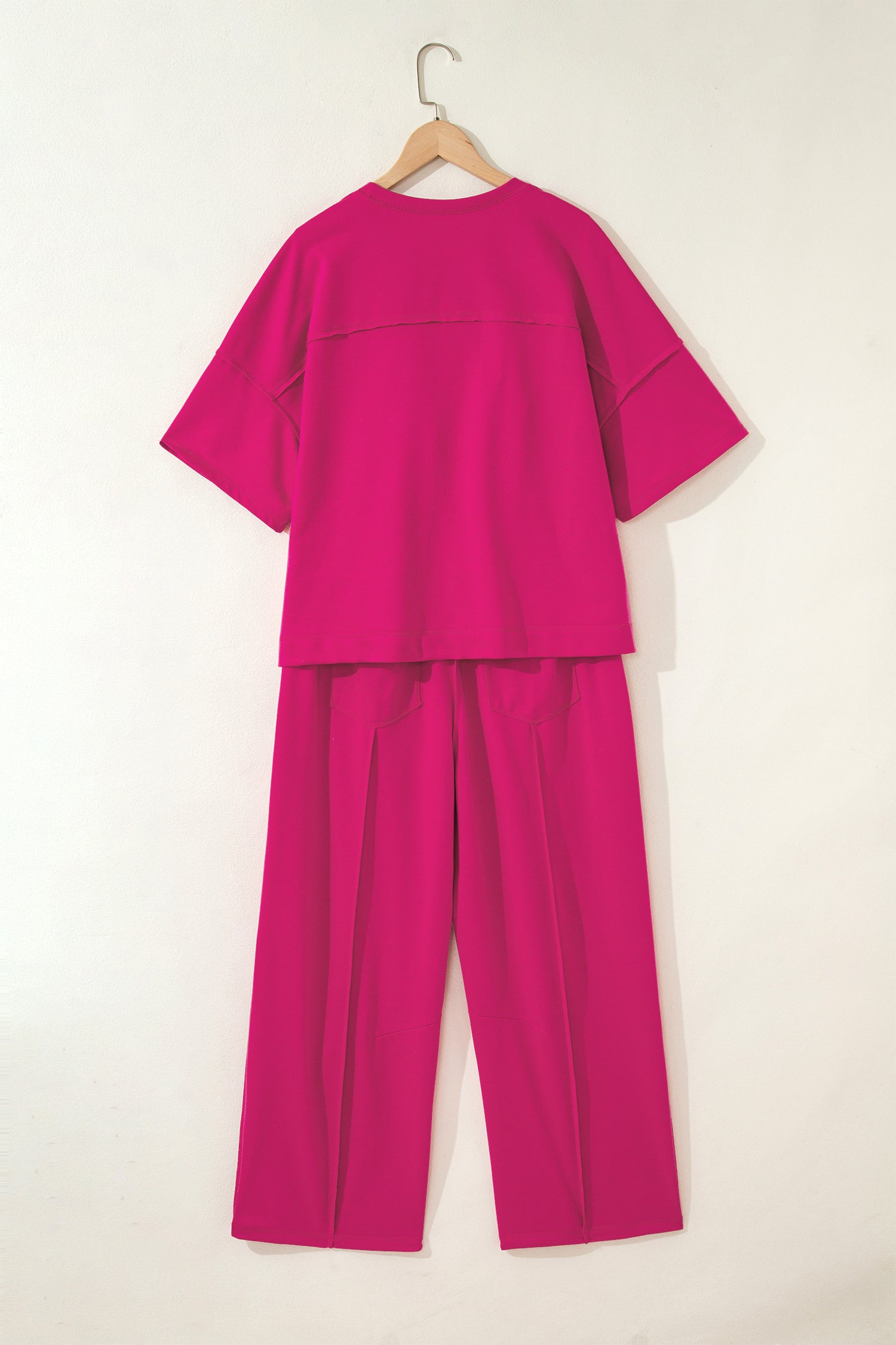 Drop Shoulder Boxy Tee & Barrel Pants Co-ord Set | Multiple Colours | UK 8–26