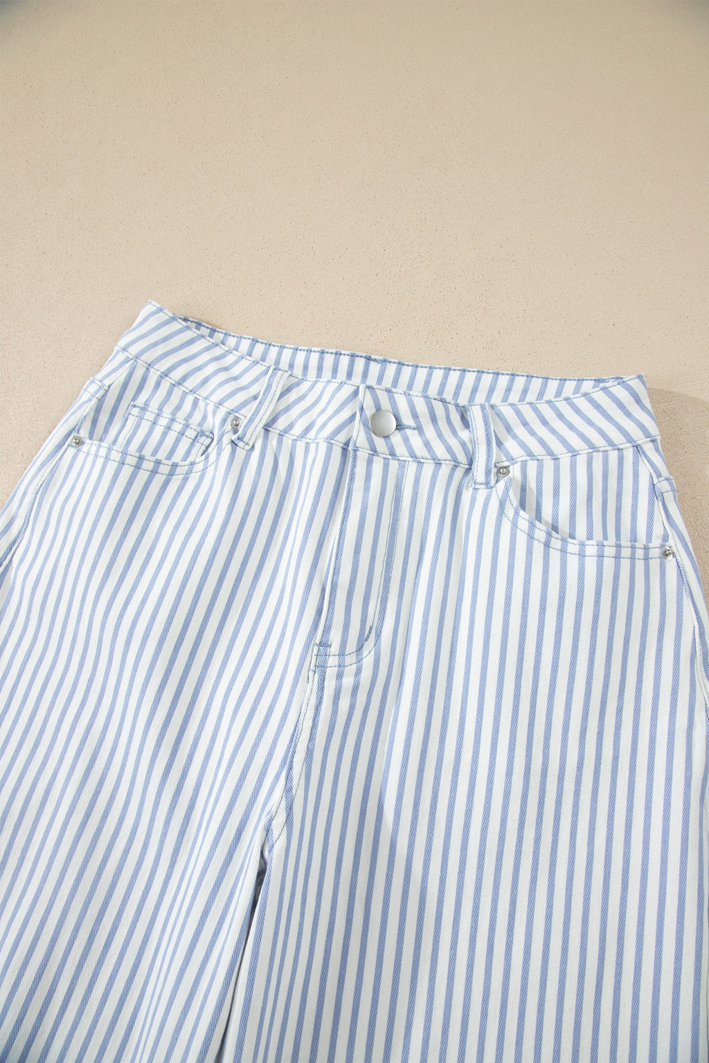Stripe Casual Barrel Leg Jeans UK 4-16