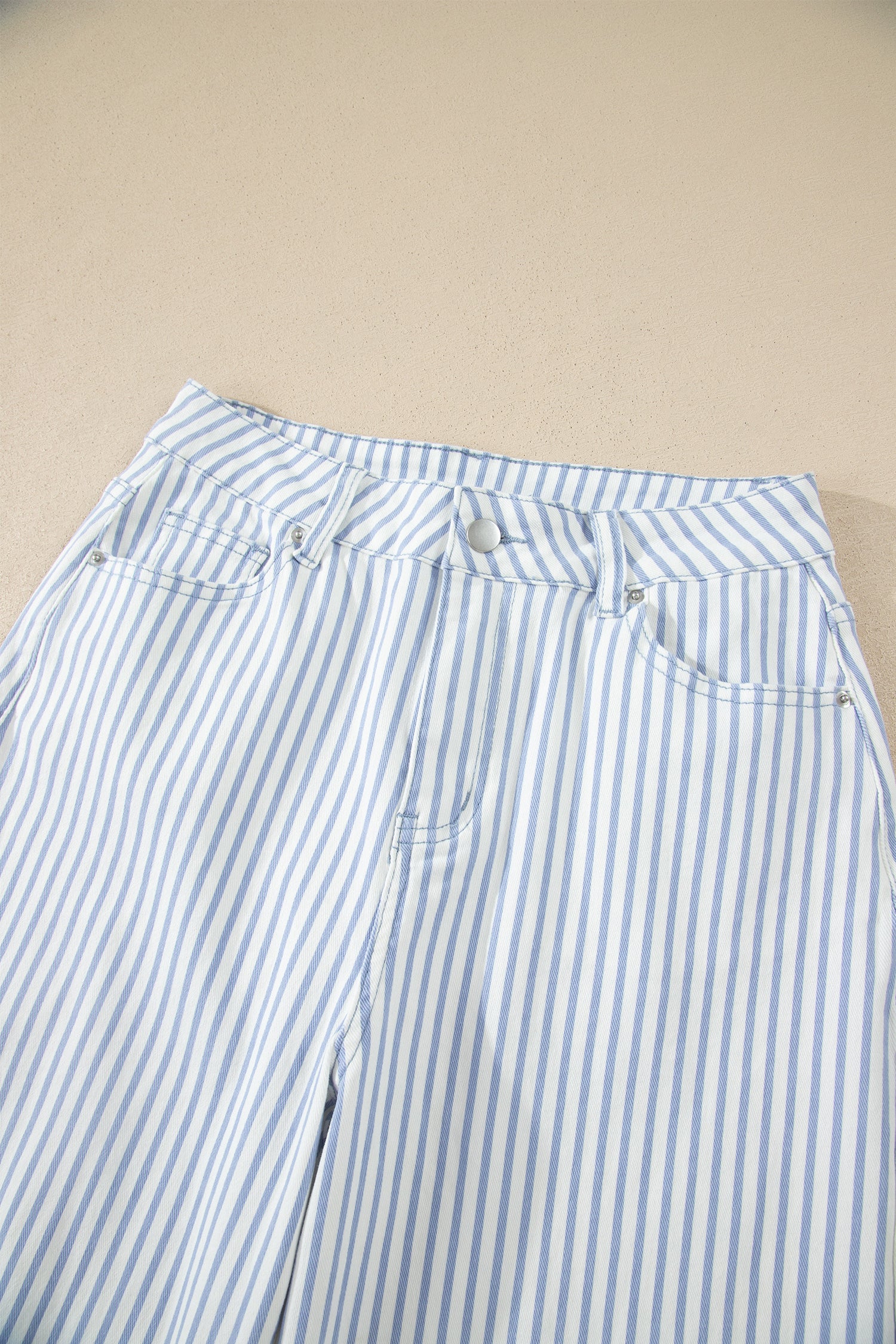 Stripe Casual Barrel Leg Jeans UK 4-16