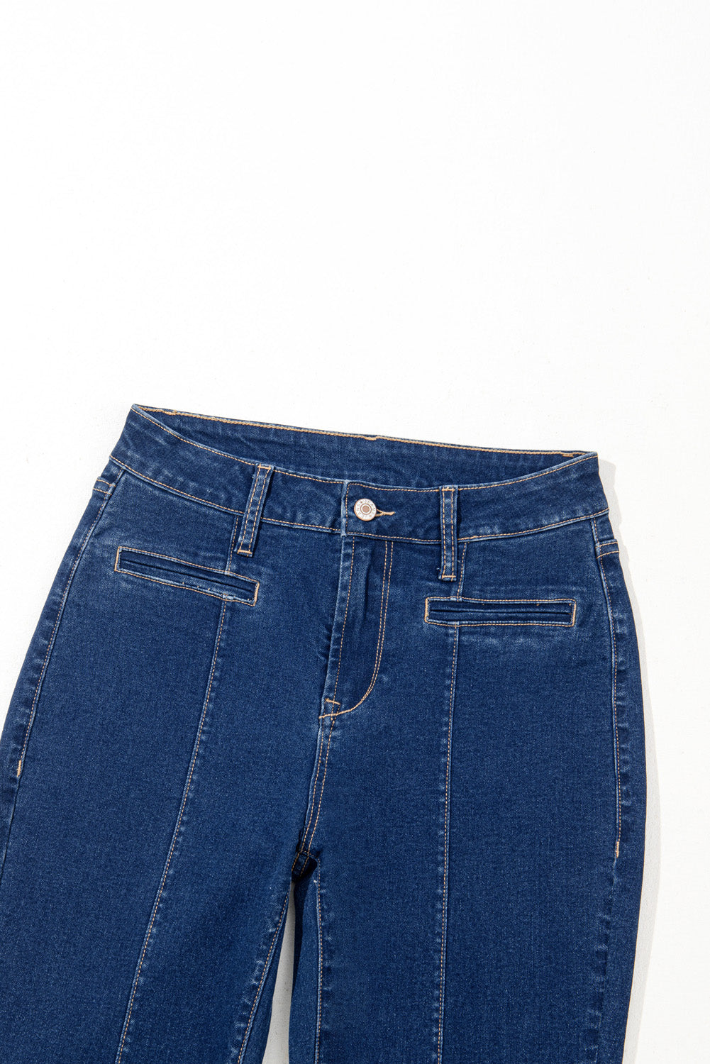 Women's Women's Deep Wash Straight Jeans Centre Seam Detail Sizes 4-16 at LivelyLooks