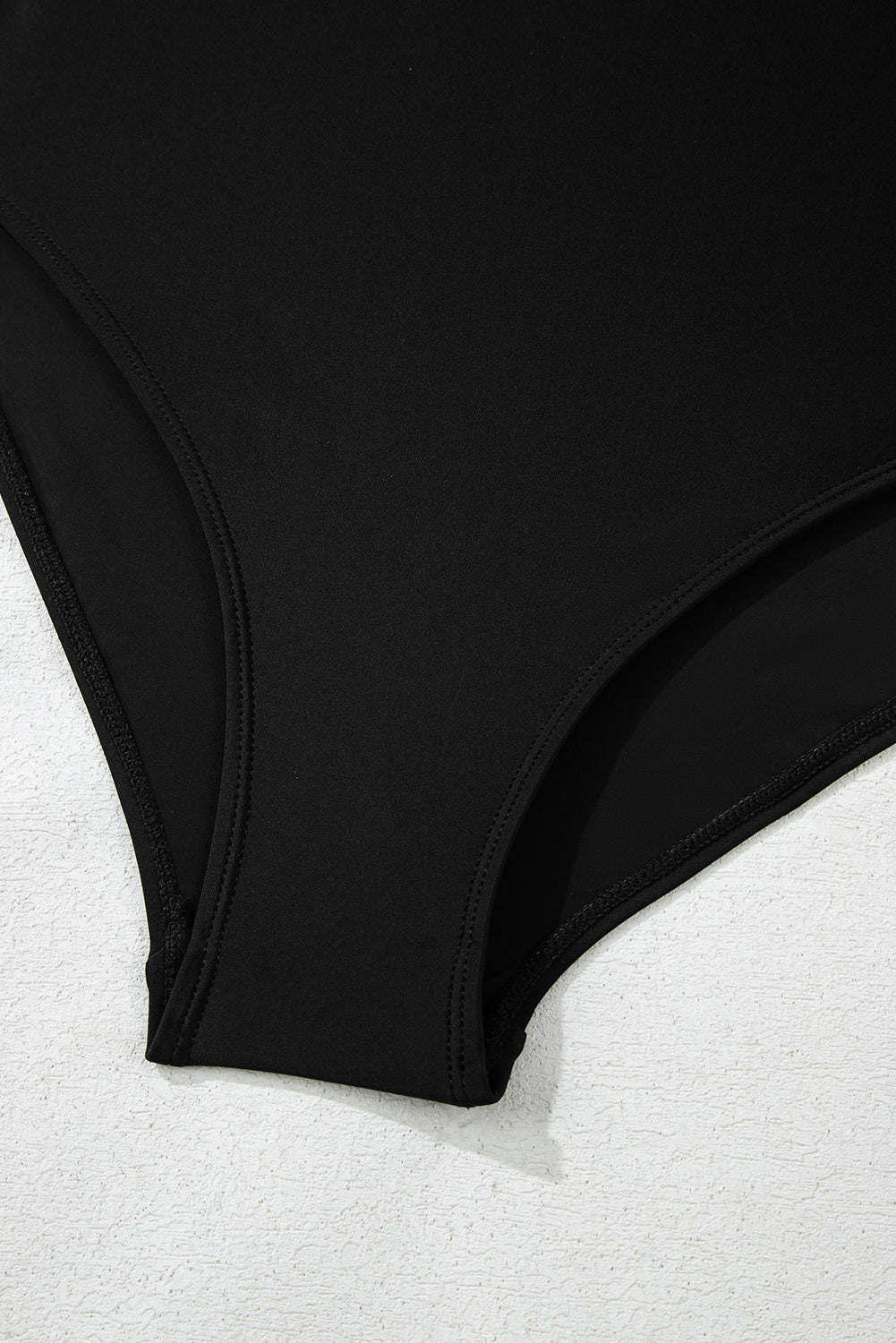 Square Neck Side-Tie Waist A-Line Swim Dress | Green & Black | UK 8-22
