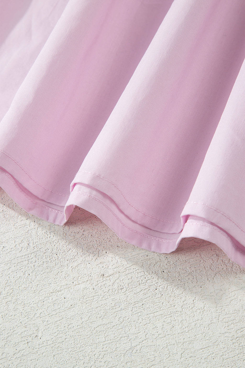 Pink Raw Seam Colour Block Polo Collar Mini Dress S-XL