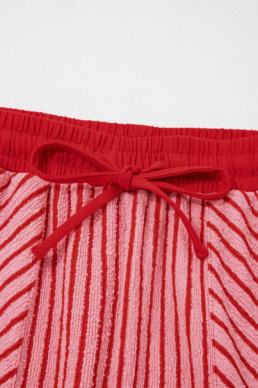 Stripe Crew Neck Tee & Drawstring Cropped Trousers Set | 4 Colours | Sizes 8-22