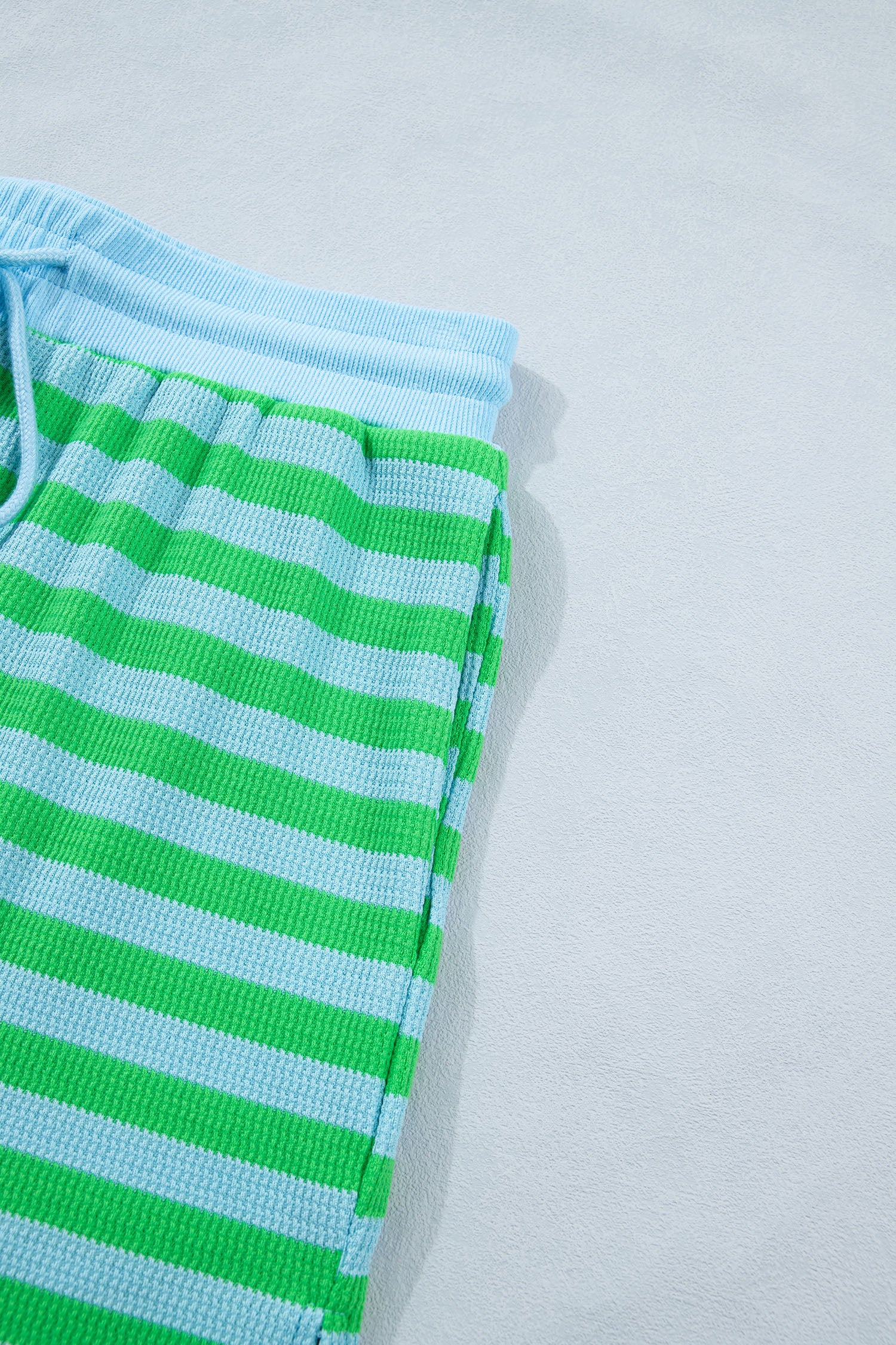 LivelyLooks Women's Stripe Puff Sleeve Top & Shorts Matching Set S-2XL women's fashion