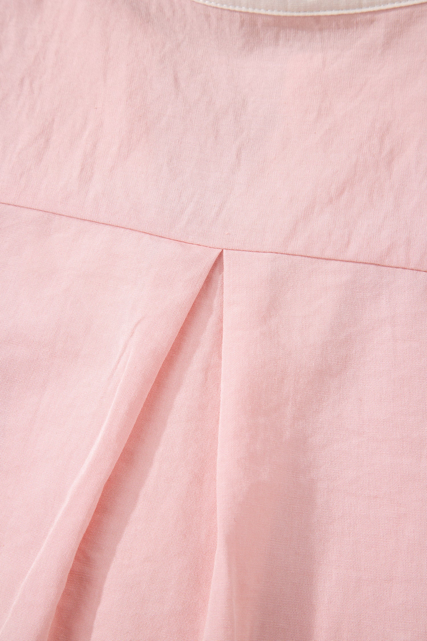LivelyLooks Scallop Colour Block Trim Puff Sleeve Mini Dress Pink & Green women's fashion