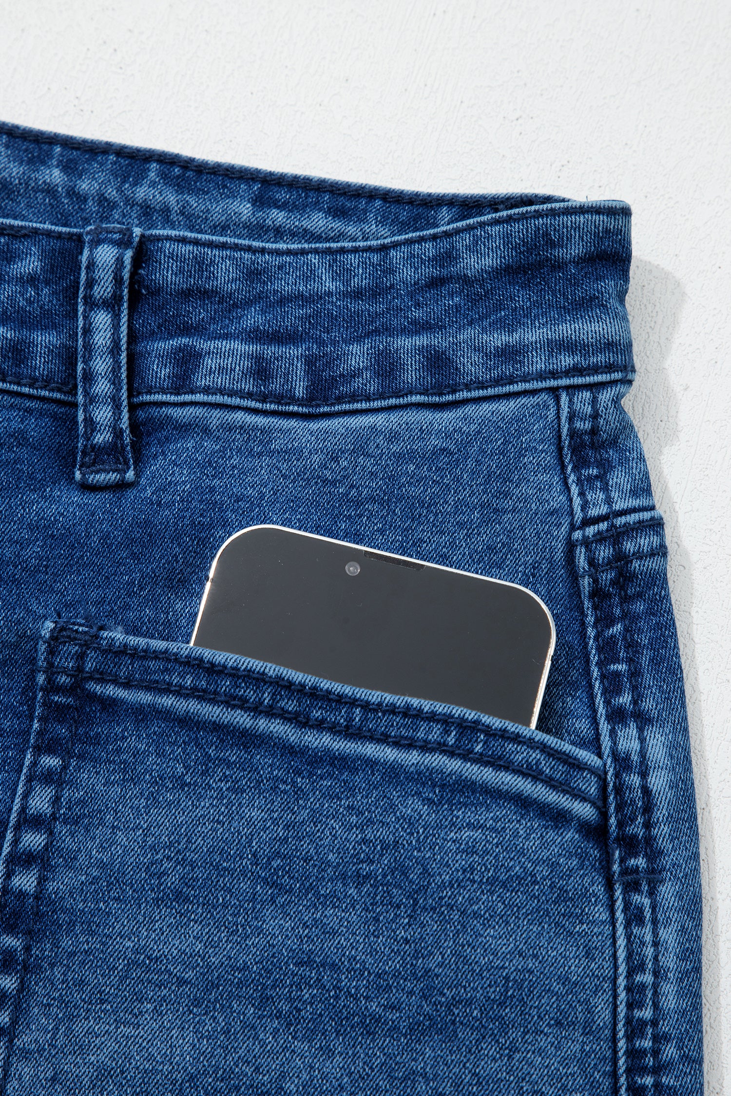 Shop Frayed Cropped Straight Leg Jeans UK 8-20 at LivelyLooks