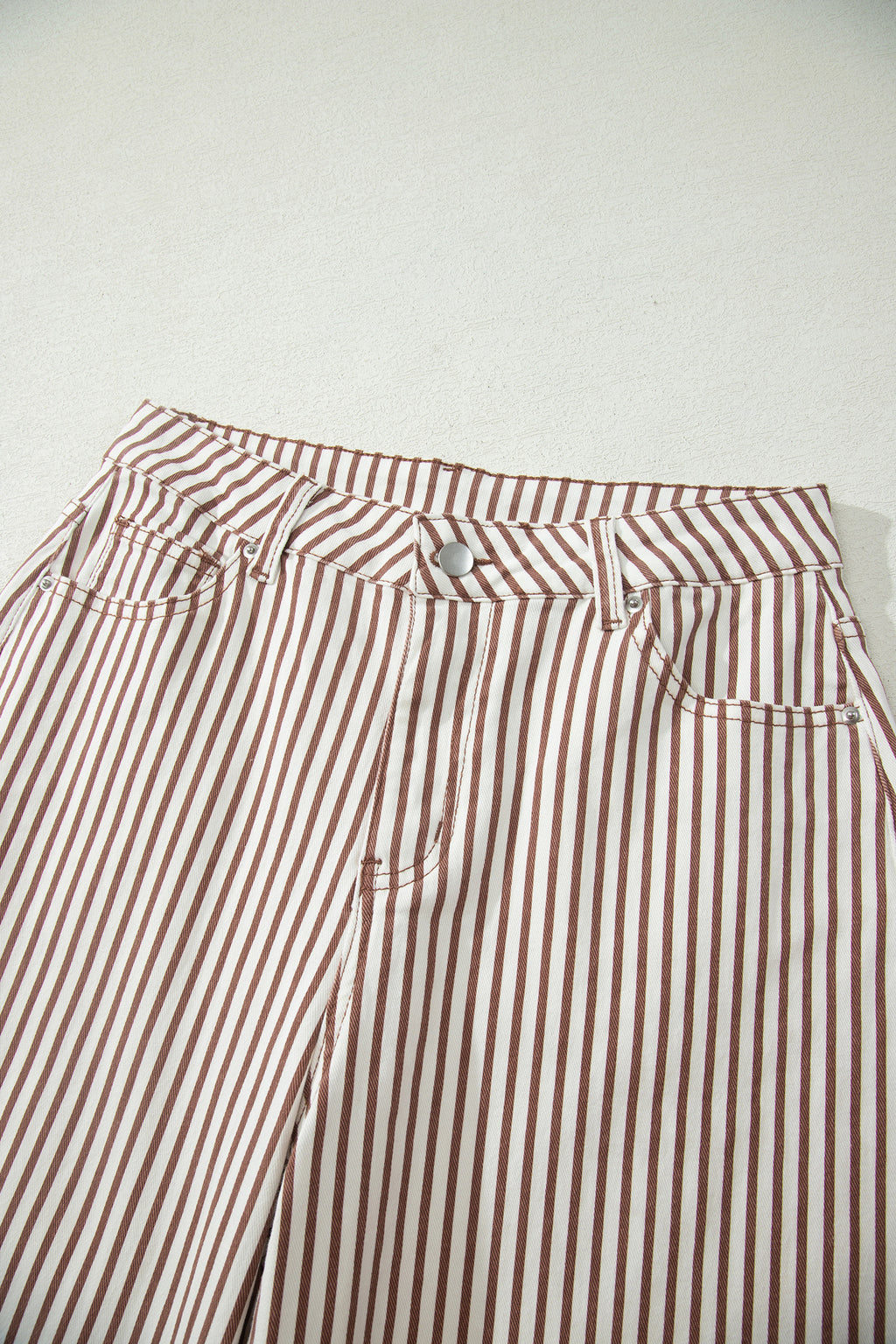 Stripe Casual Barrel Leg Jeans UK 4-16