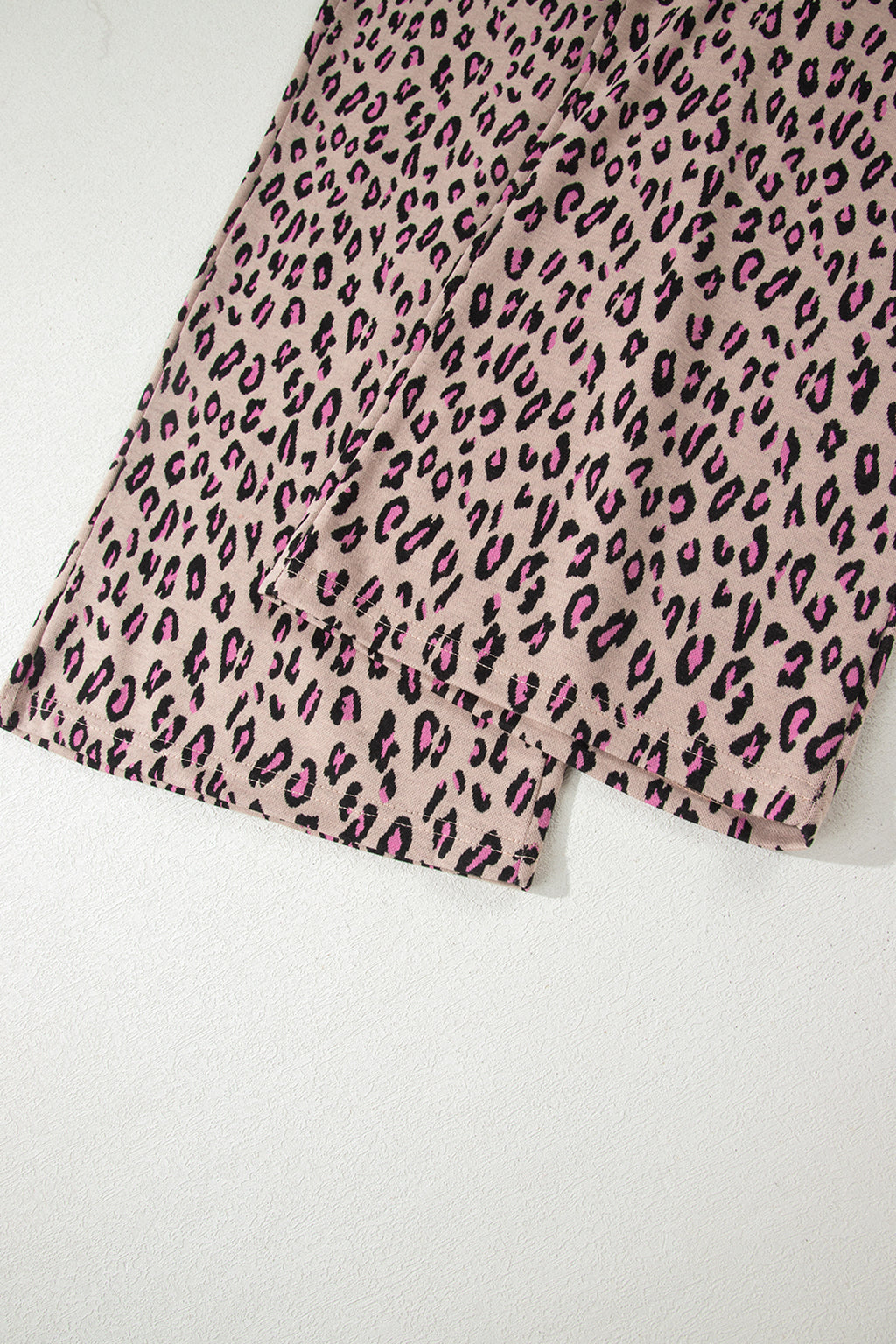 Pink Leopard Print Casual Tee & Pants Co-ord Set | UK 8–22