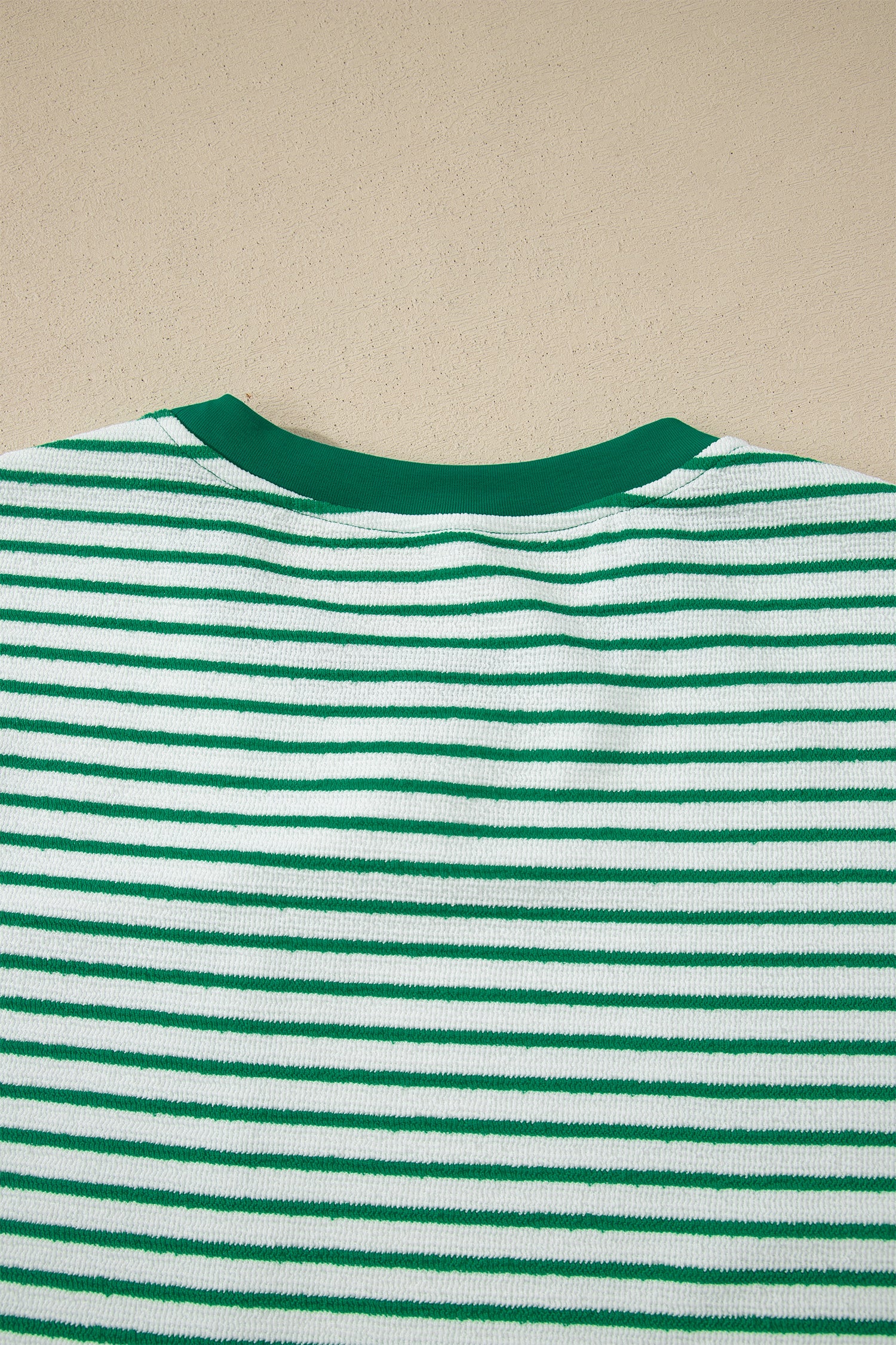 Stripe Crew Neck Tee & Drawstring Cropped Trousers Set | 4 Colours | Sizes 8-22