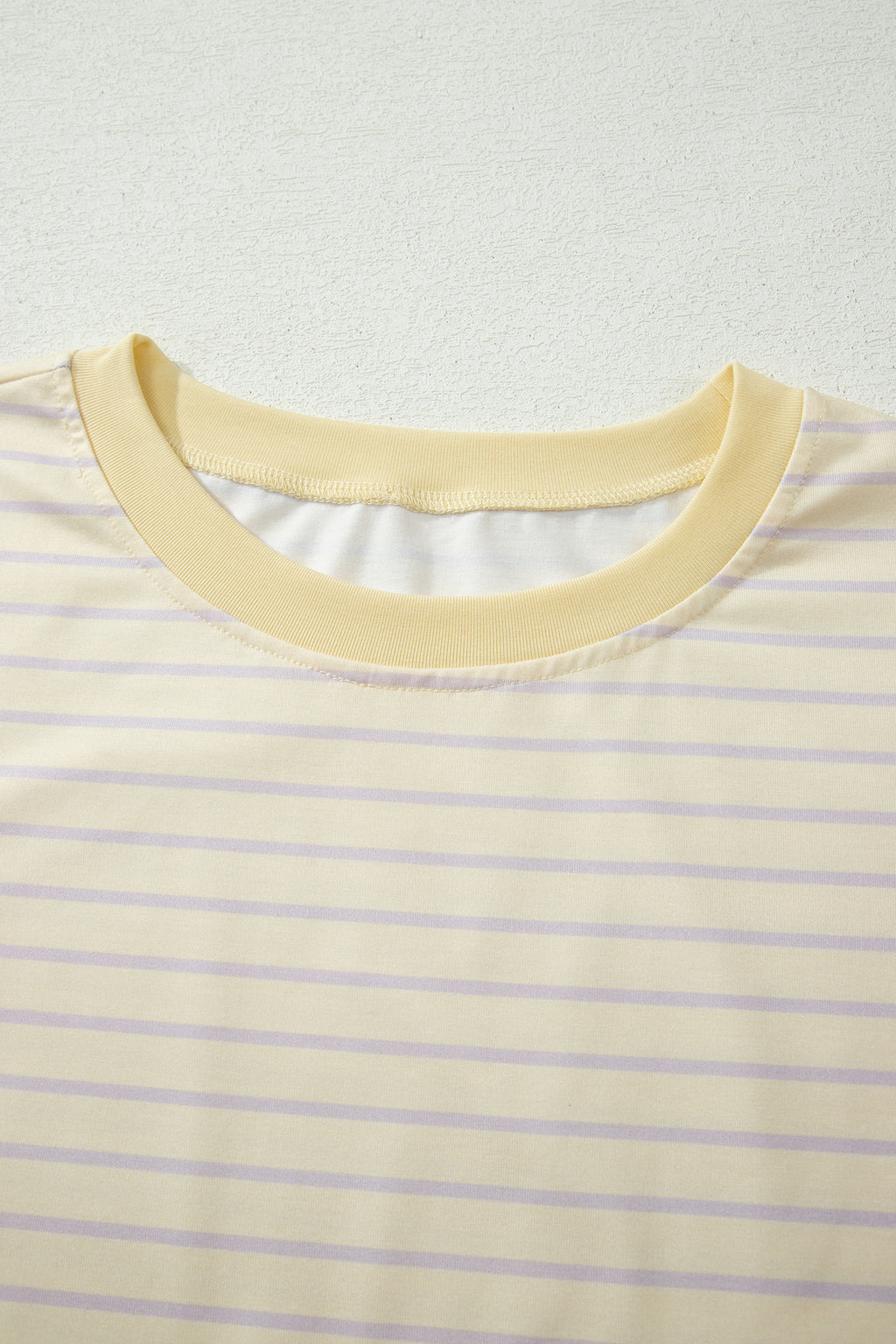 Yellow Stripe Relaxed Tee & Drawstring Shorts Co-ord Set | UK 8–22