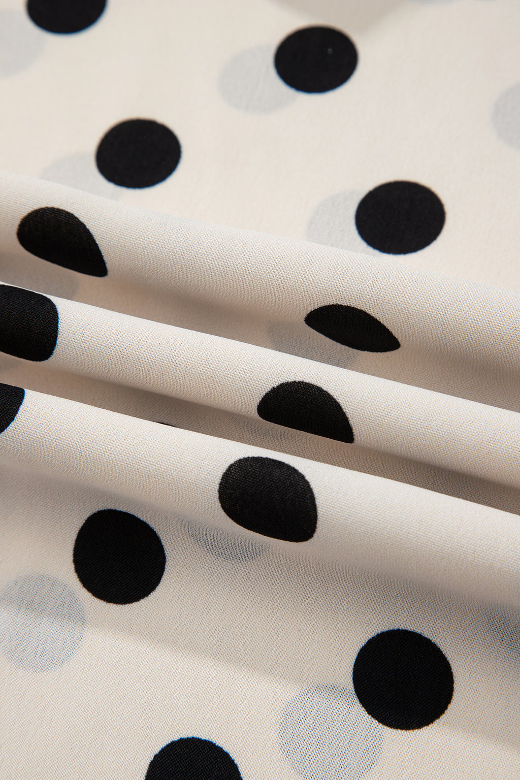 Shop Polka Dot Patched Pocket Mid-Rise Straight Leg Trousers S-XL at LivelyLooks