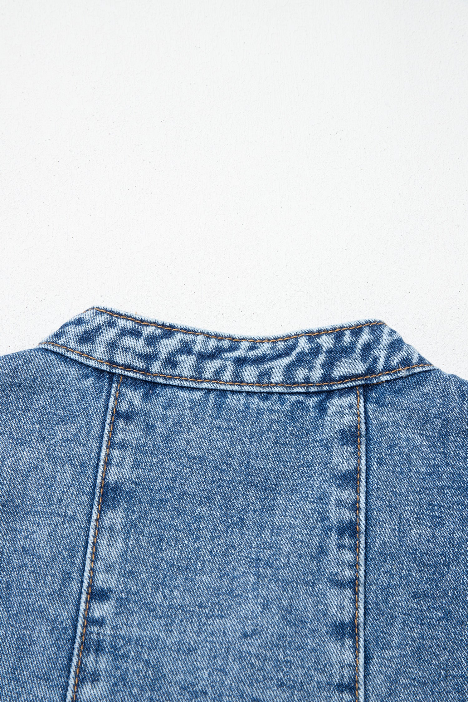Women's Myosotis Blue Western Belt Button-Down Sleeveless Denim Mini Dress at LivelyLooks