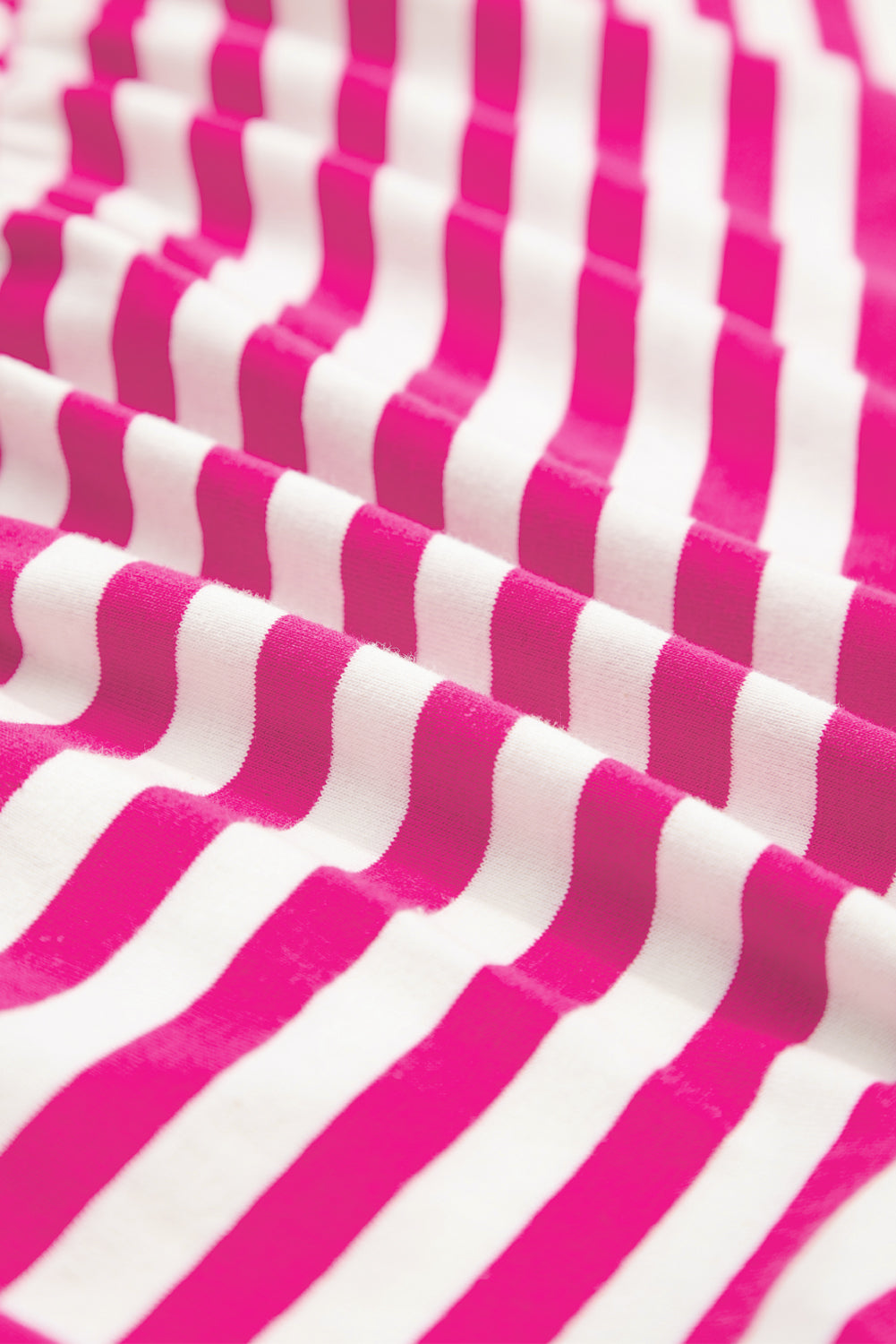 Women's Stripe U-Neck Sleeveless Loose Fit Mini Dress Pink Black Blue S-XL at LivelyLooks