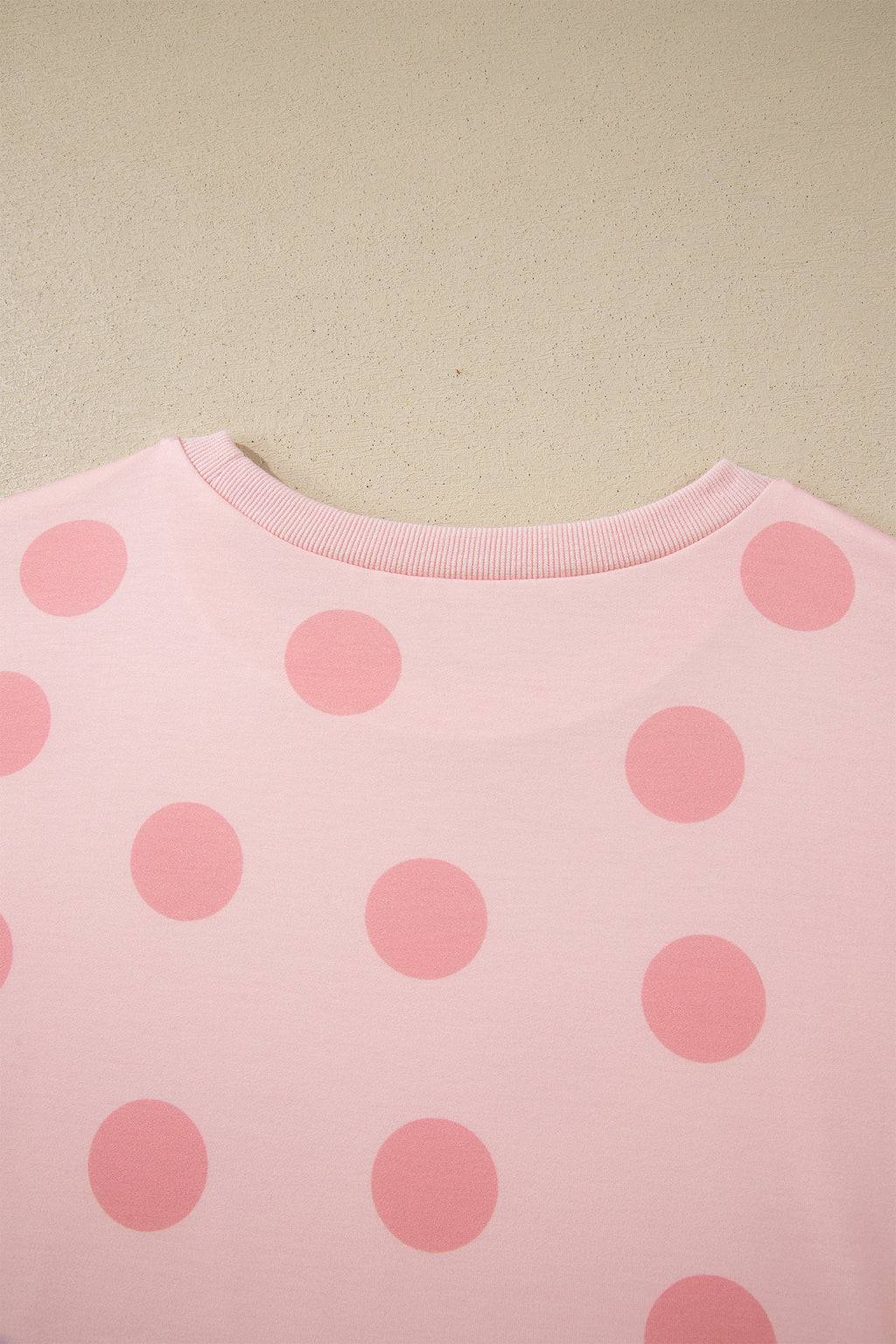 Polka Dot Print Tee & Shorts Co-ord Set | Pink, Black & Sky Blue