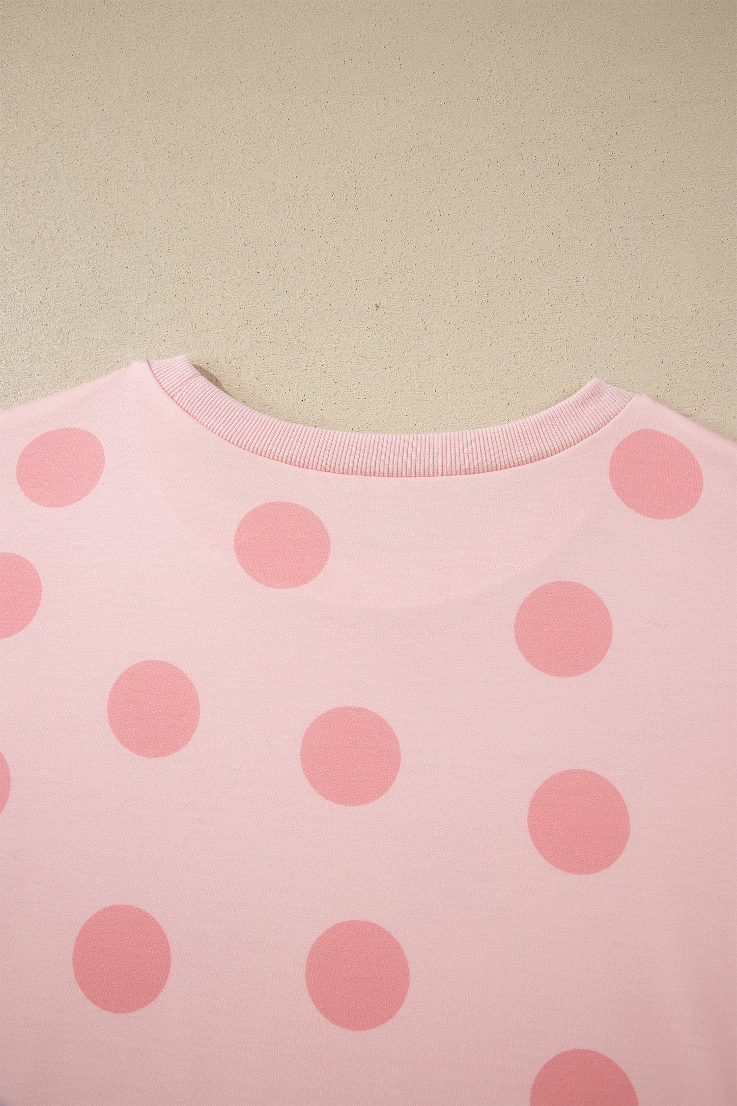 Polka Dot Print Tee & Shorts Co-ord Set | Pink, Black & Sky Blue